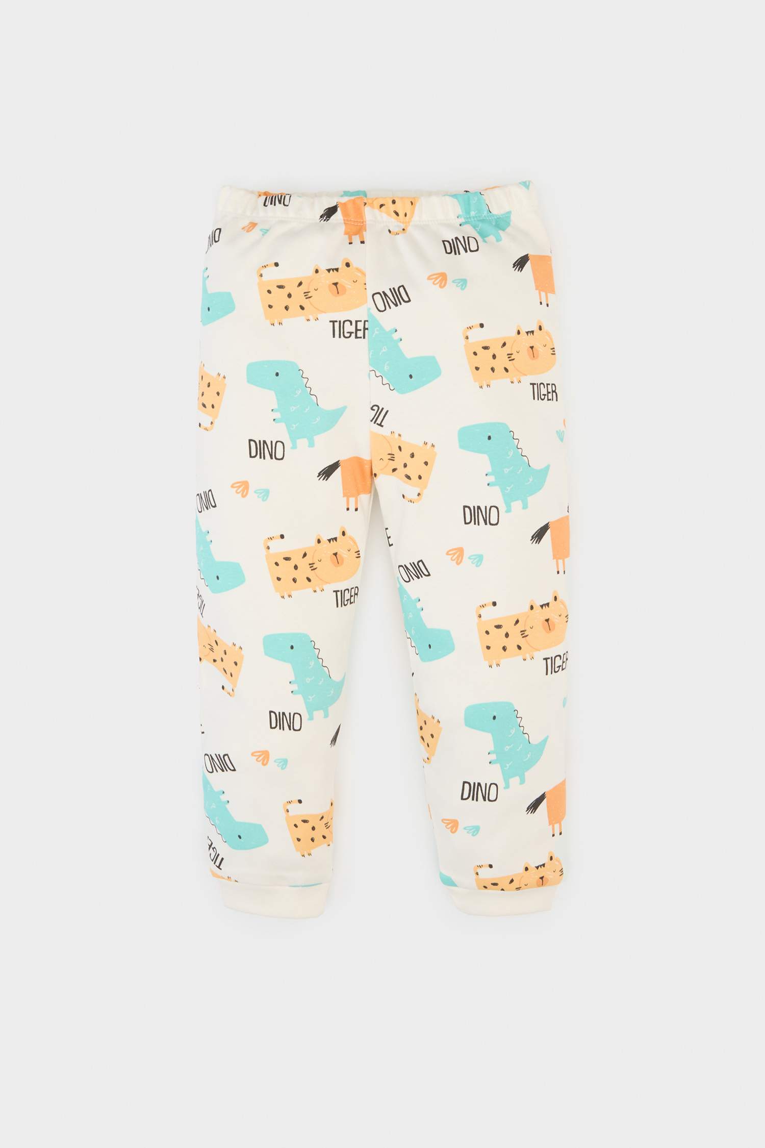 طقم بيجاما اولادي بيج ملون قصة عادية - قطعتين