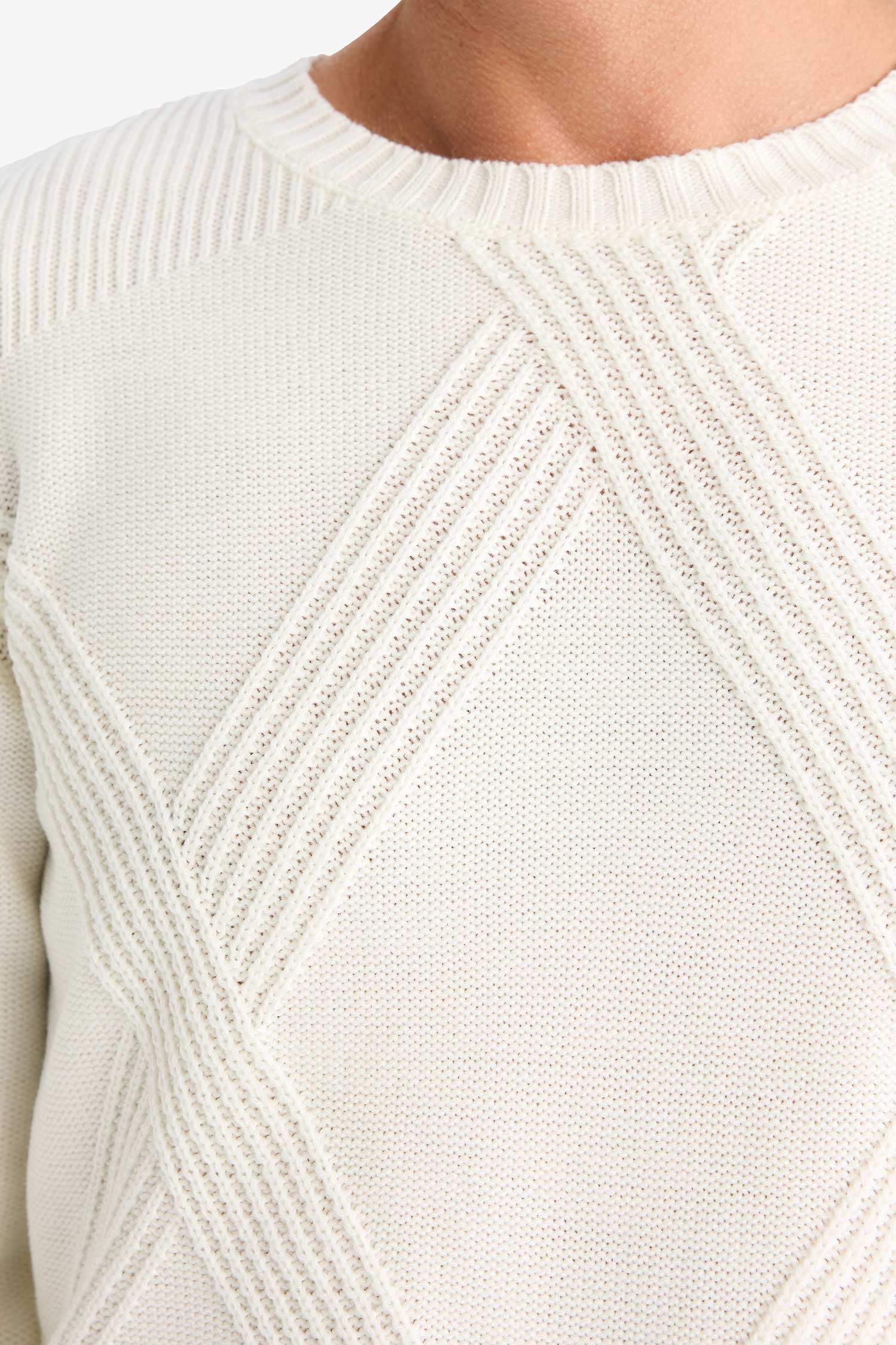 Standart Fit Bisiklet Yaka Triko Kazak