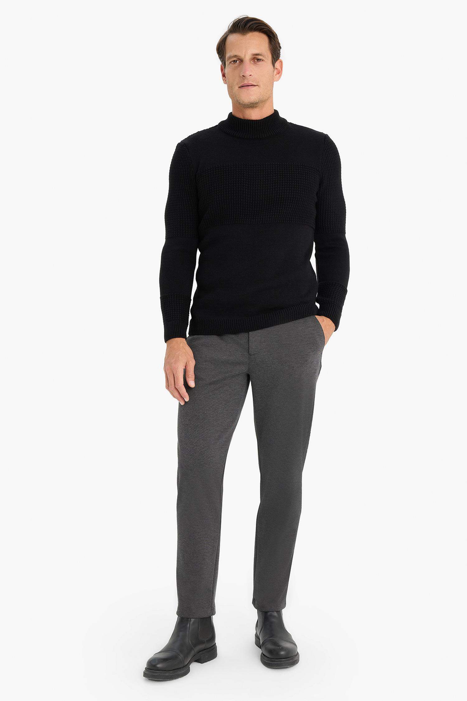 بلوز تريكو قصة عادية بياخة عالية