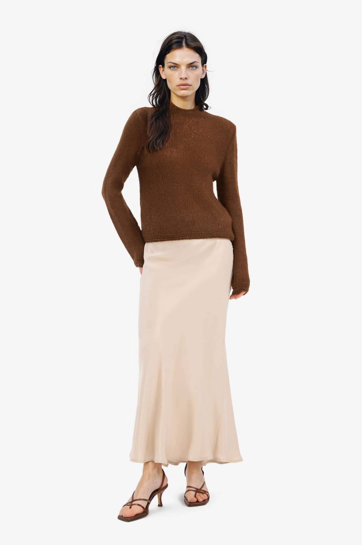 Regular Fit Boat Neck Basic Knit Pullover