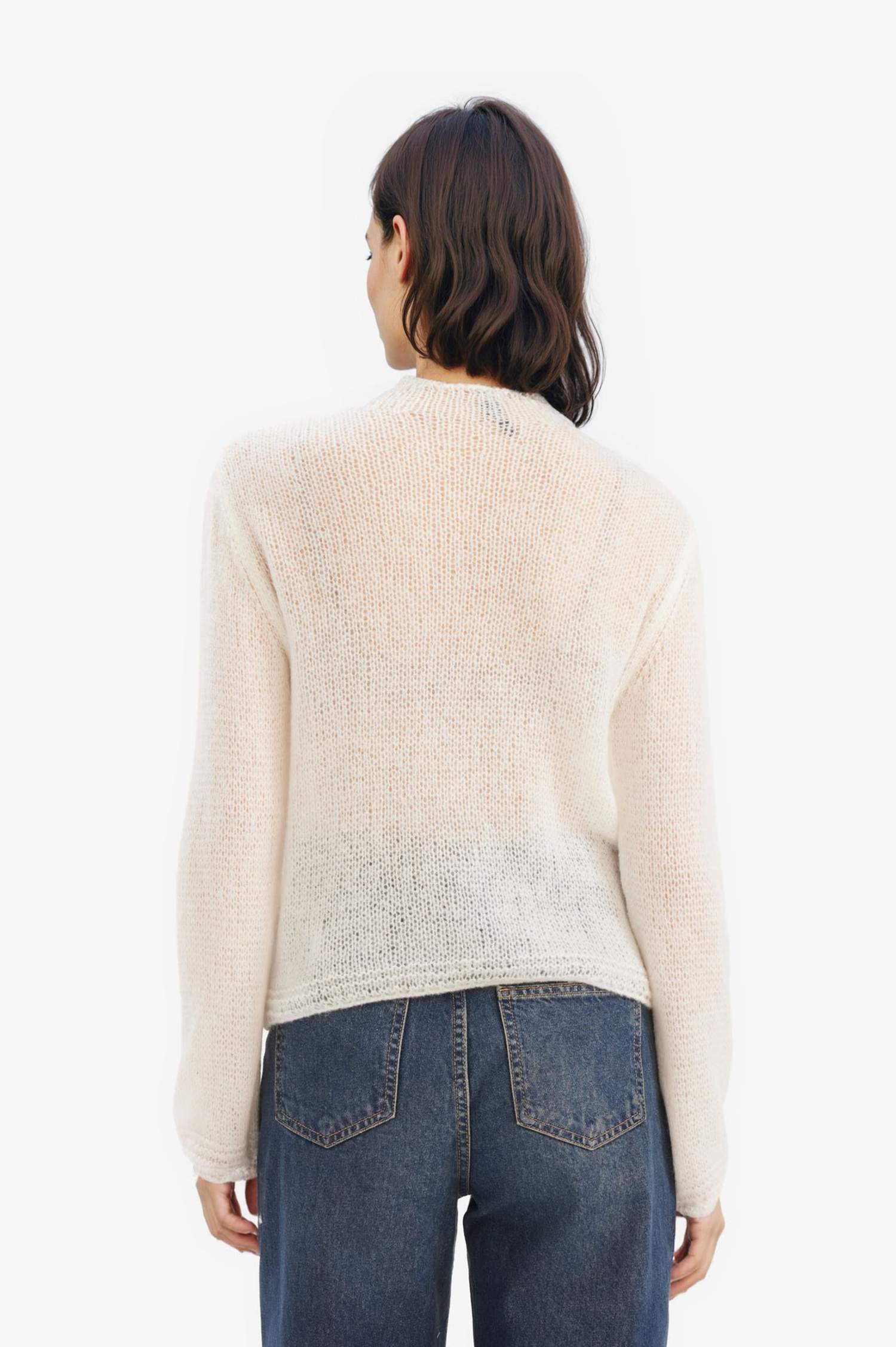 Regular Fit Kayık Yaka Basic Düz Triko Kazak