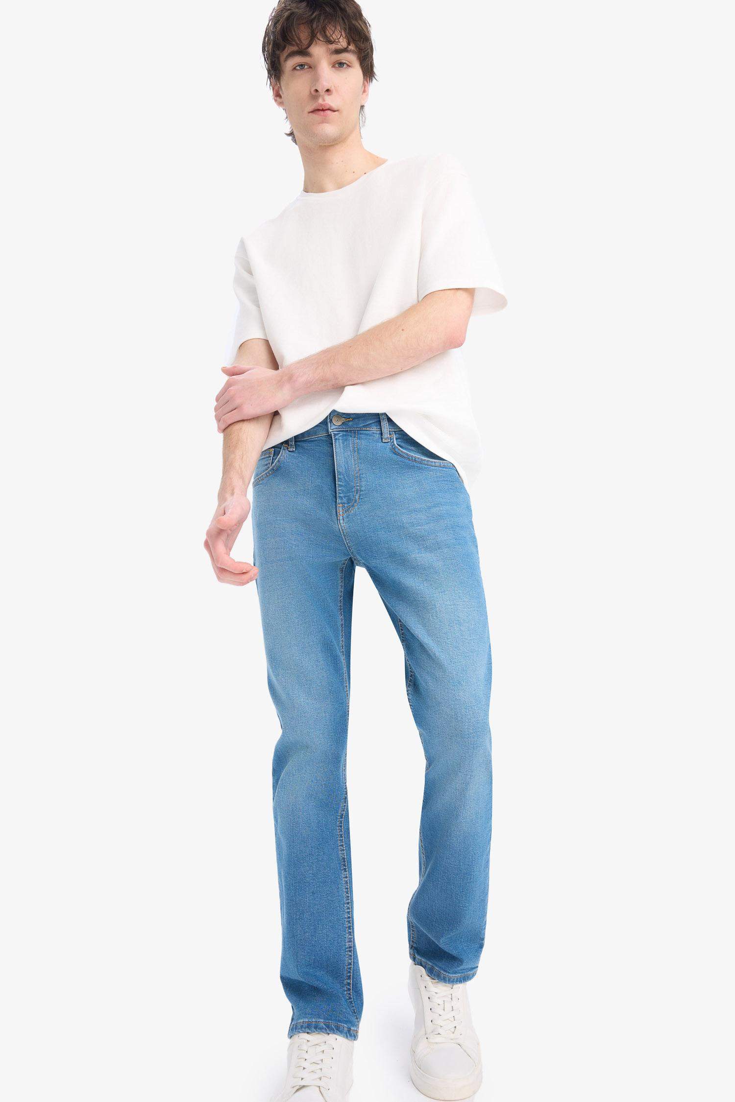 Sergio Regular Fit Super Skinny Hem Jeans