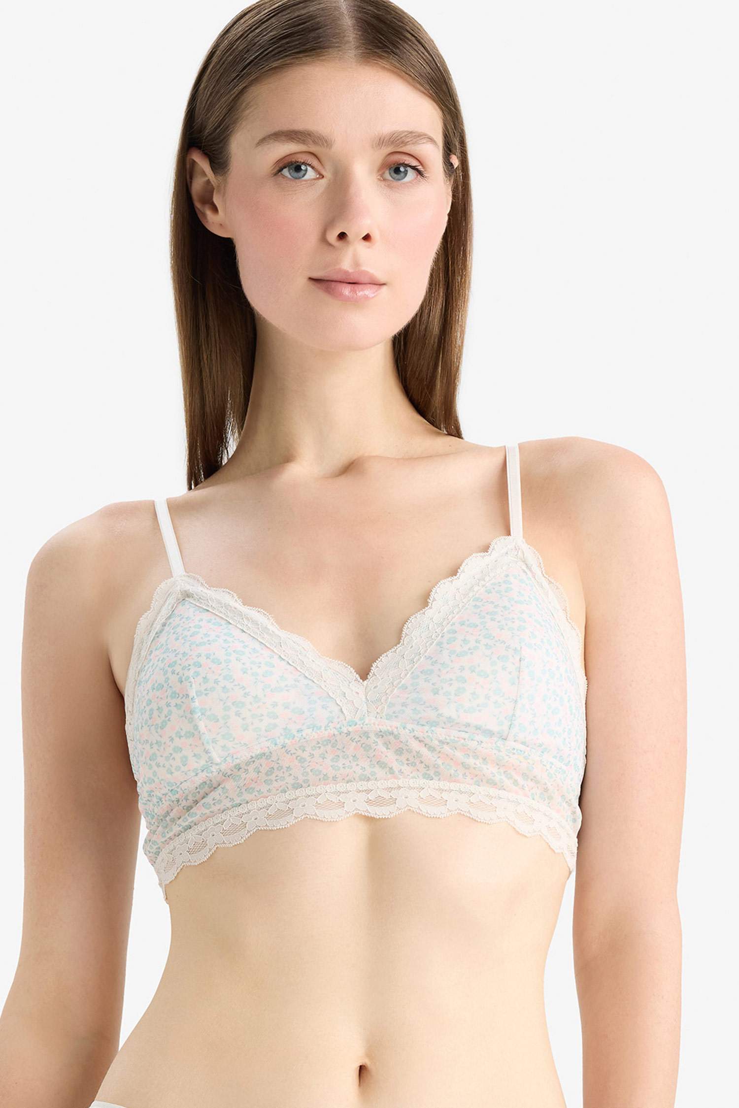 حمالة صدر برا فلورال بالدانتيل