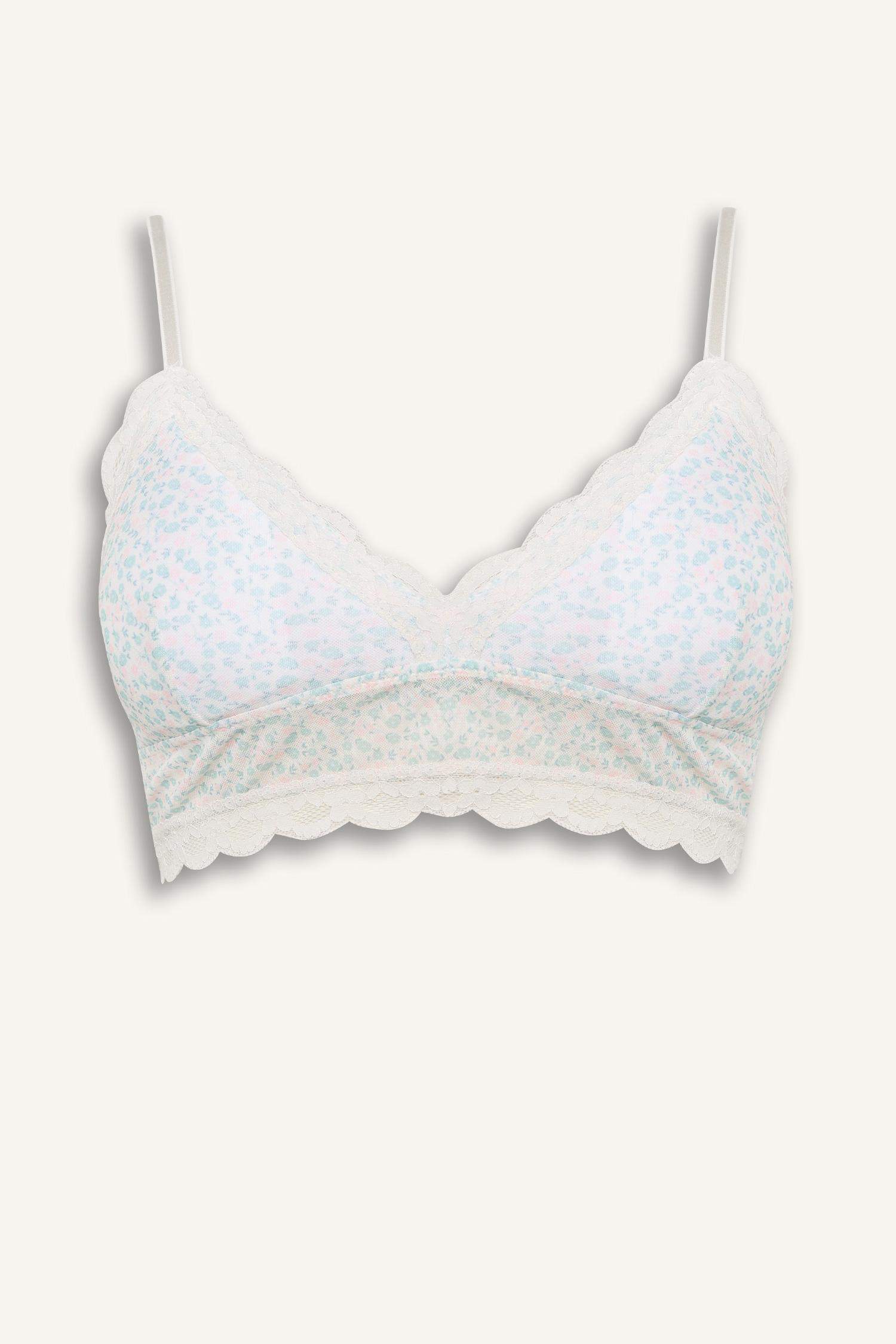 حمالة صدر برا فلورال بالدانتيل