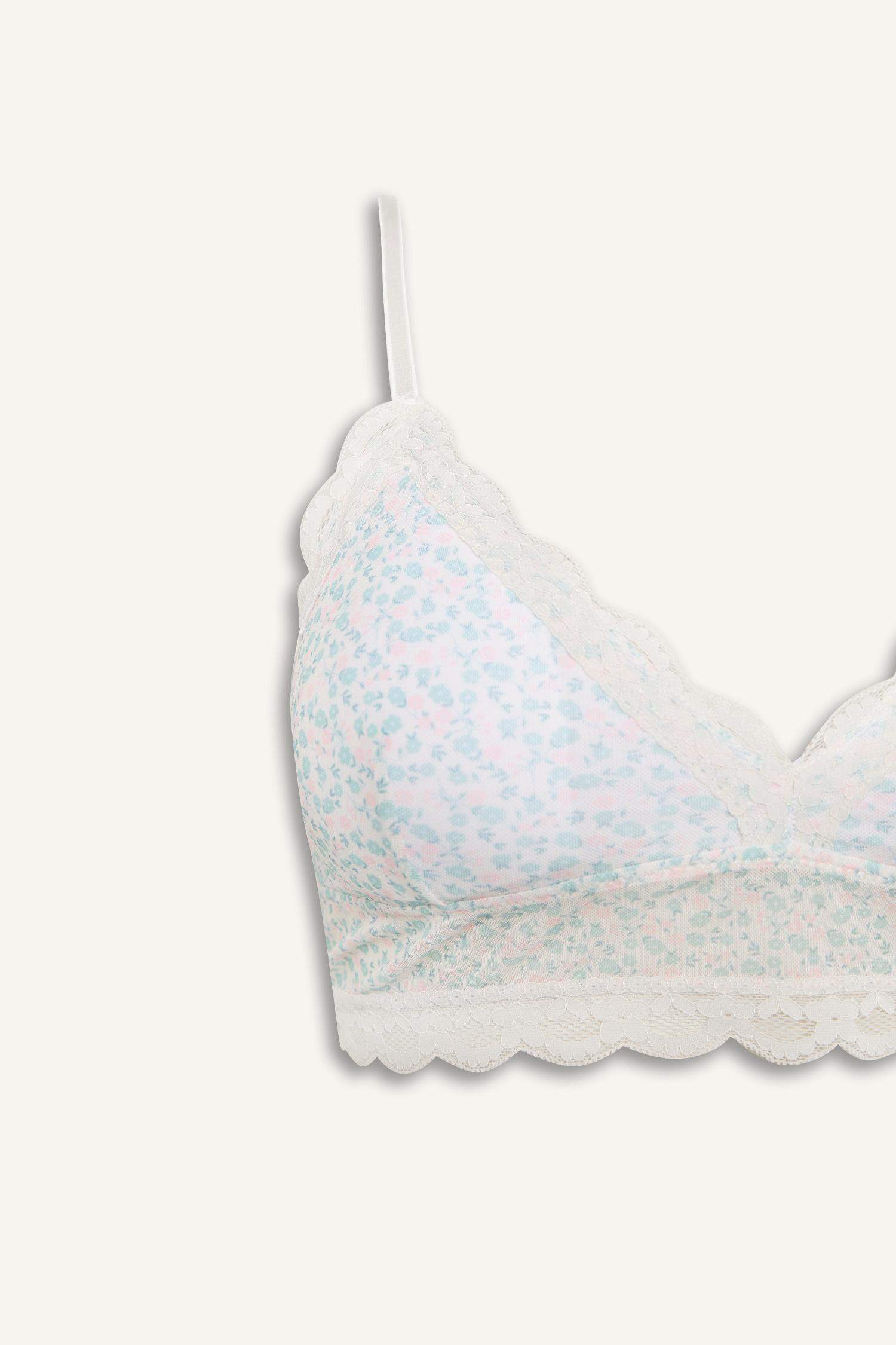 حمالة صدر برا فلورال بالدانتيل