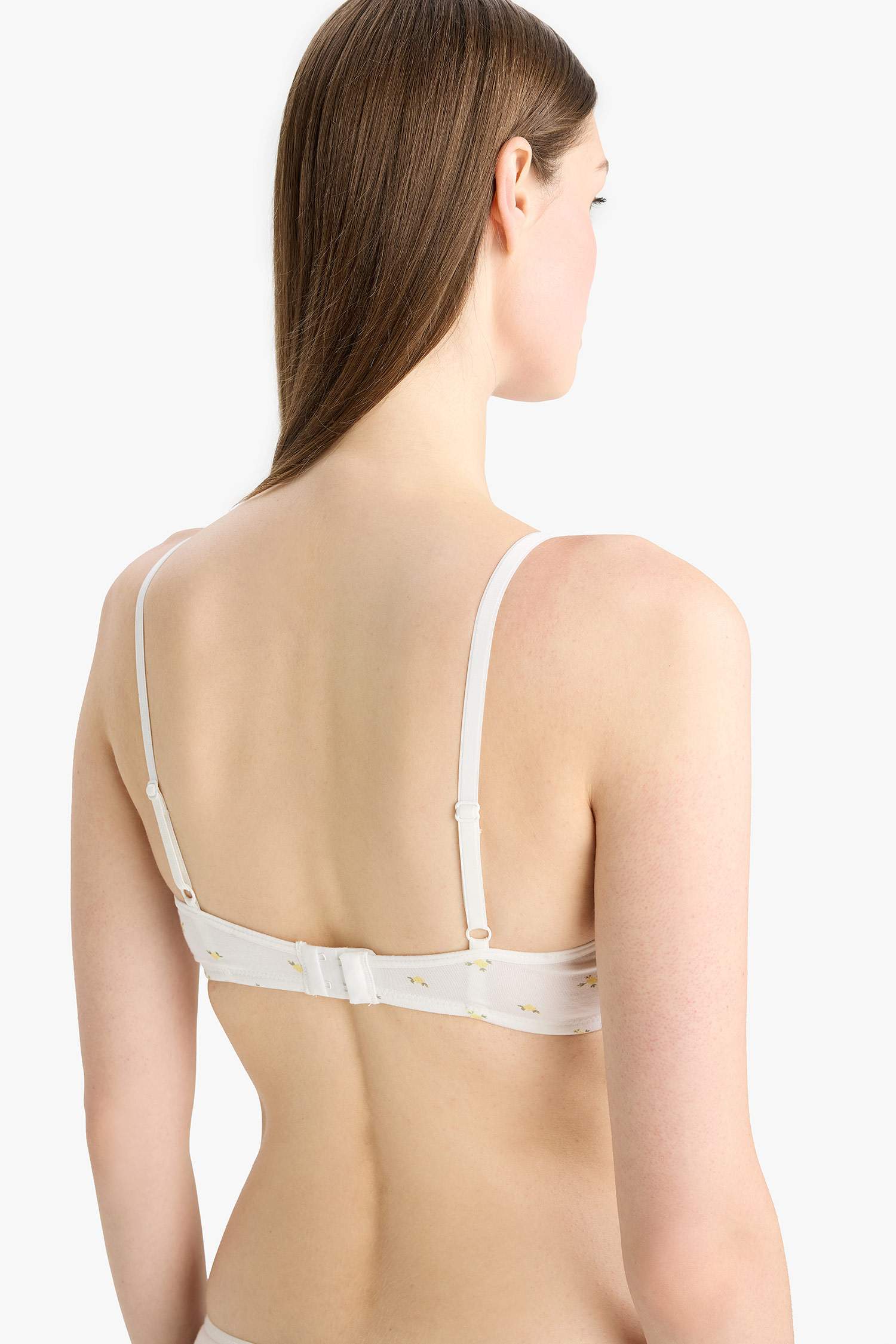 Baskılı Dantel Detaylı First Bra-Fall in Love