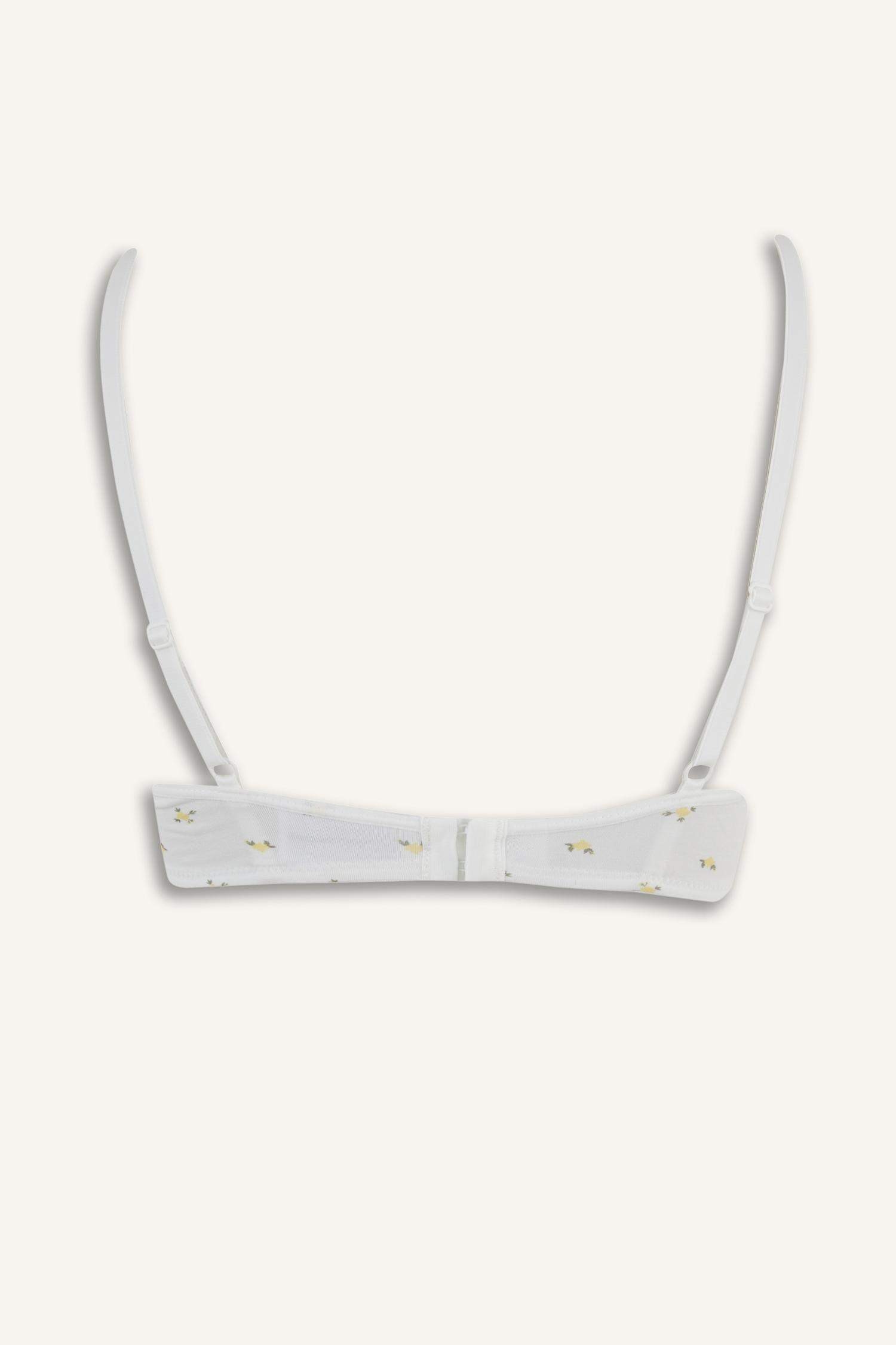 Baskılı Dantel Detaylı First Bra-Fall in Love