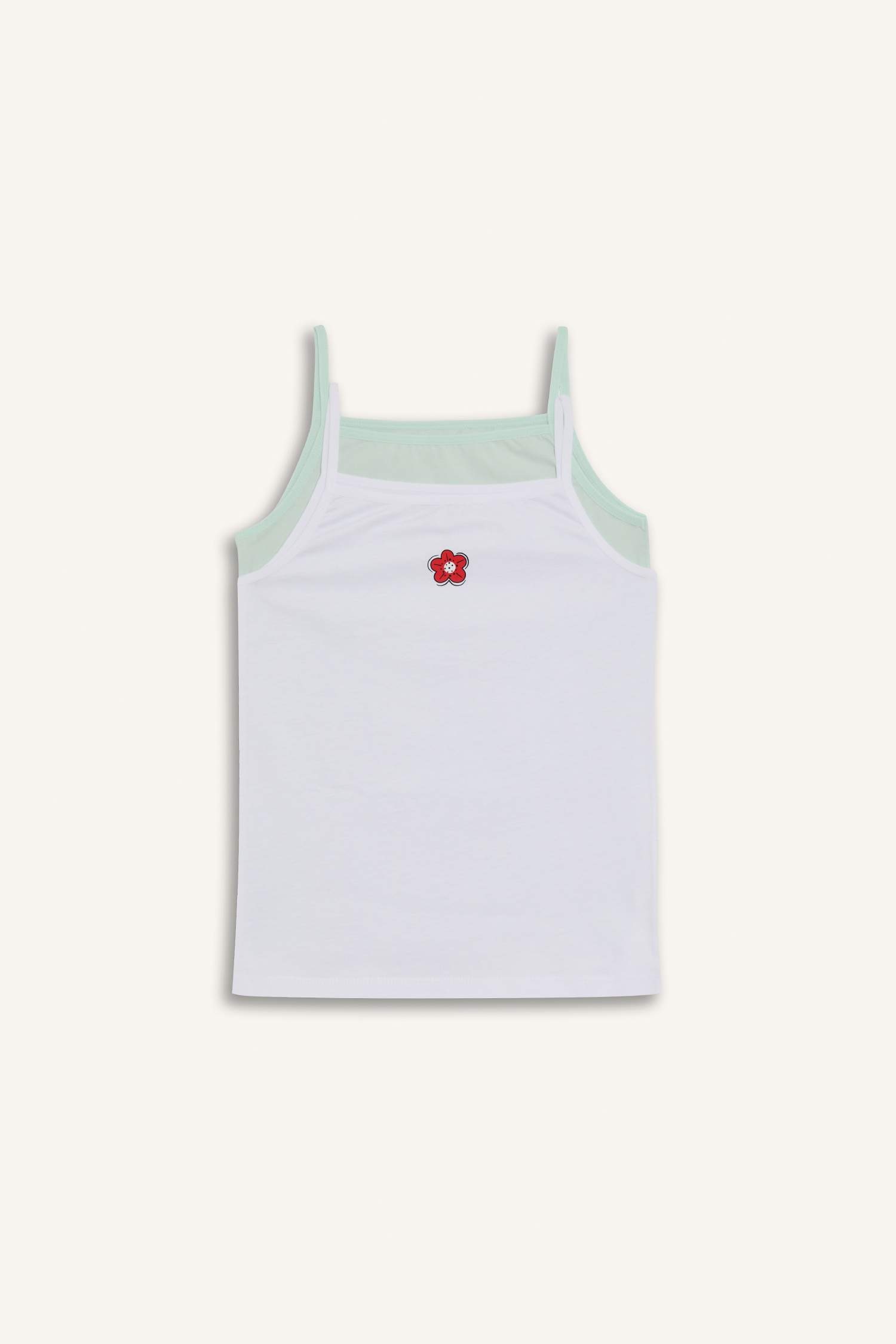 Kız Çocuk Çiçekli 2'li Atlet