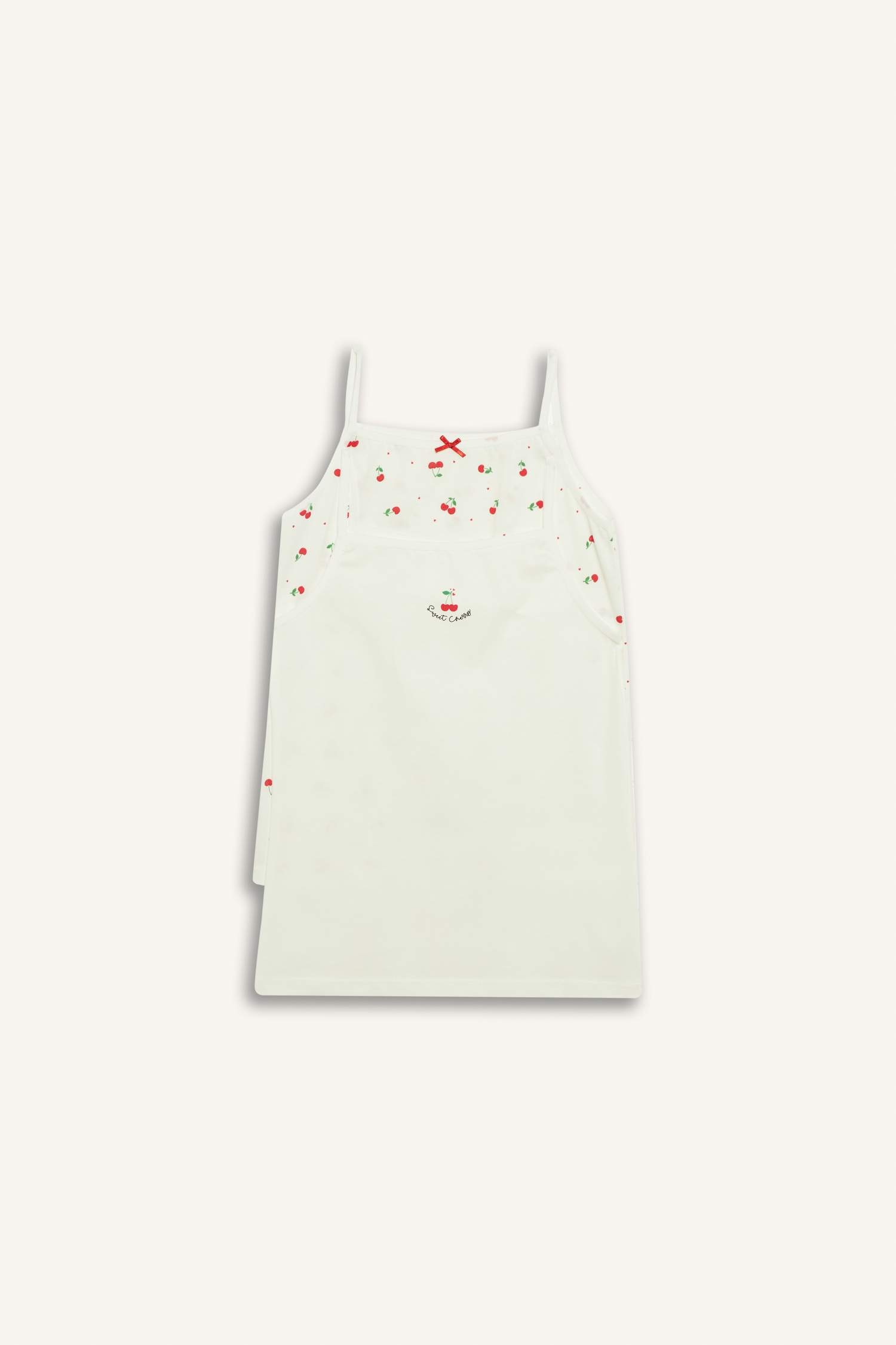 Girl Patterned 2 Piece Undershirts