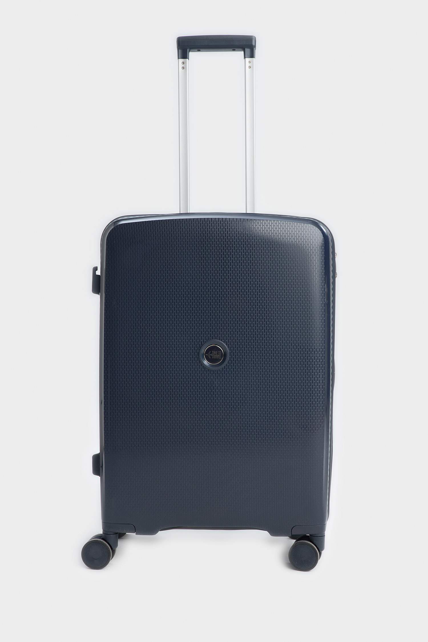 Unisex Sert Kapaklı Çekçekli Büyük Boy Valiz