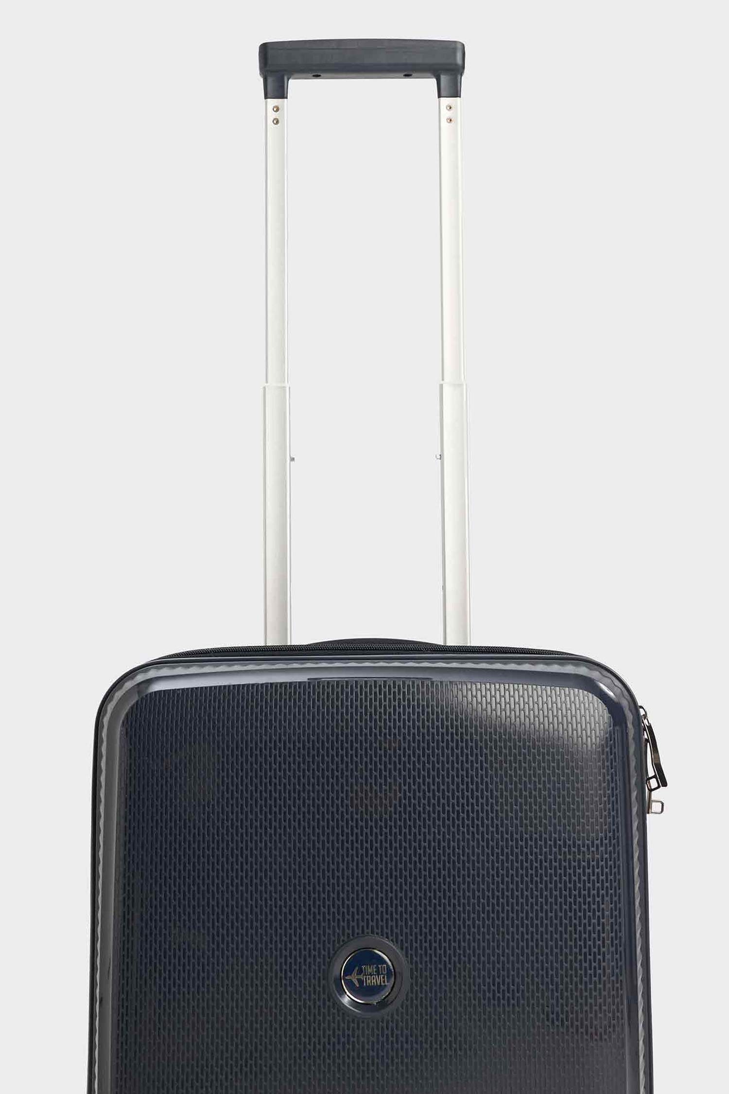 Unisex Sert Kapaklı Çekçekli Küçük Boy  Valiz