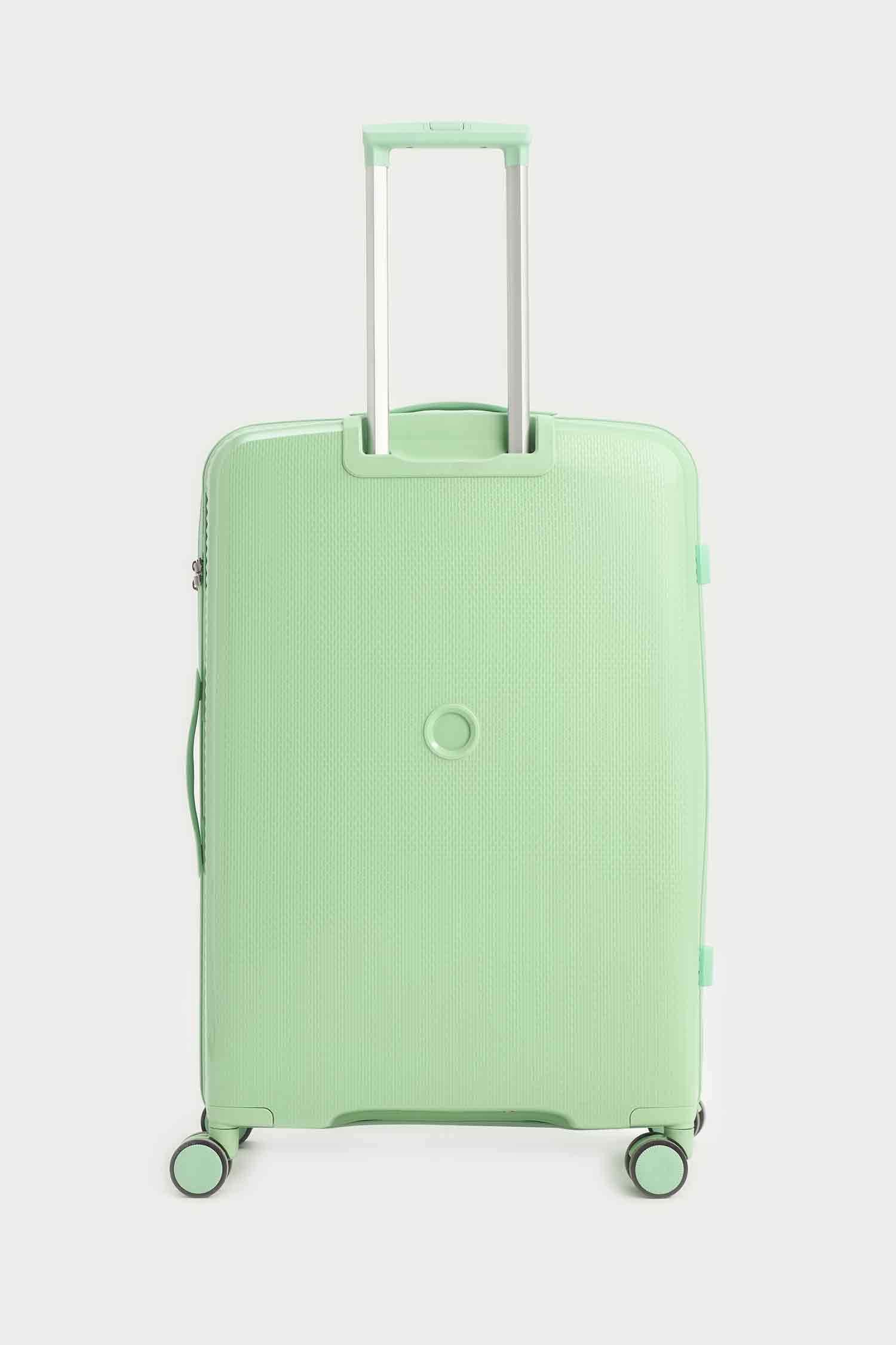 Unisex Sert Kapaklı Çekçekli Büyük Boy Valiz