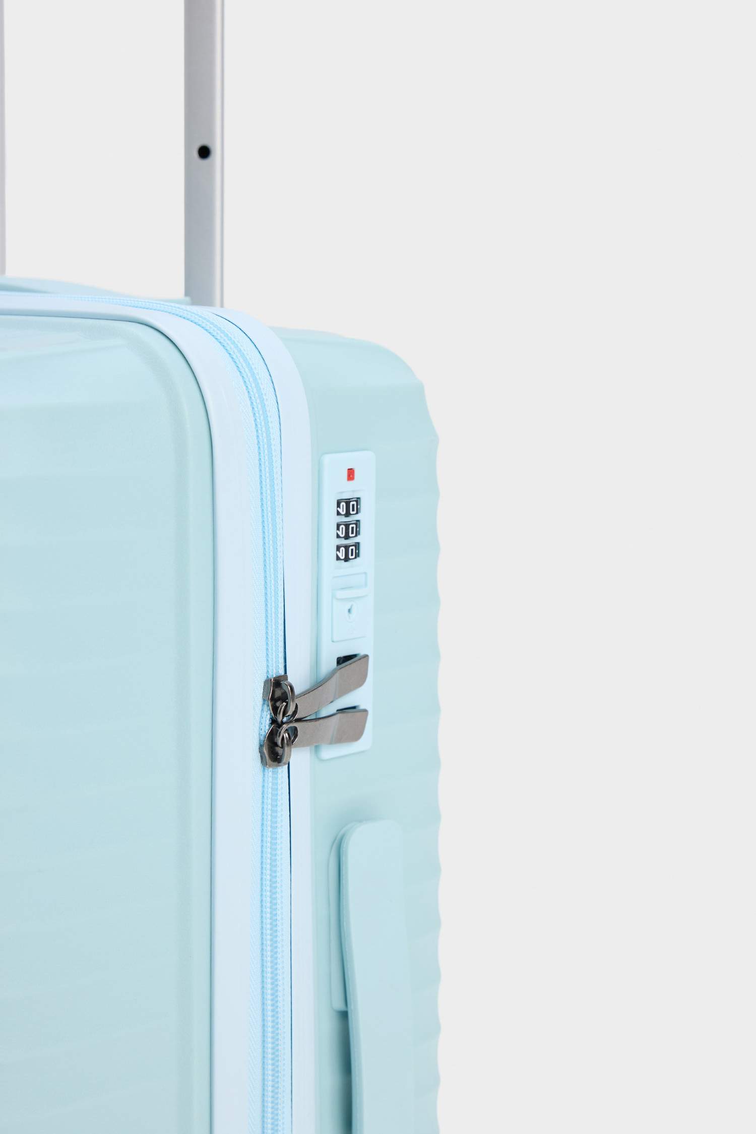 Unisex Sert Kapaklı Çekçekli Küçük Boy  Valiz