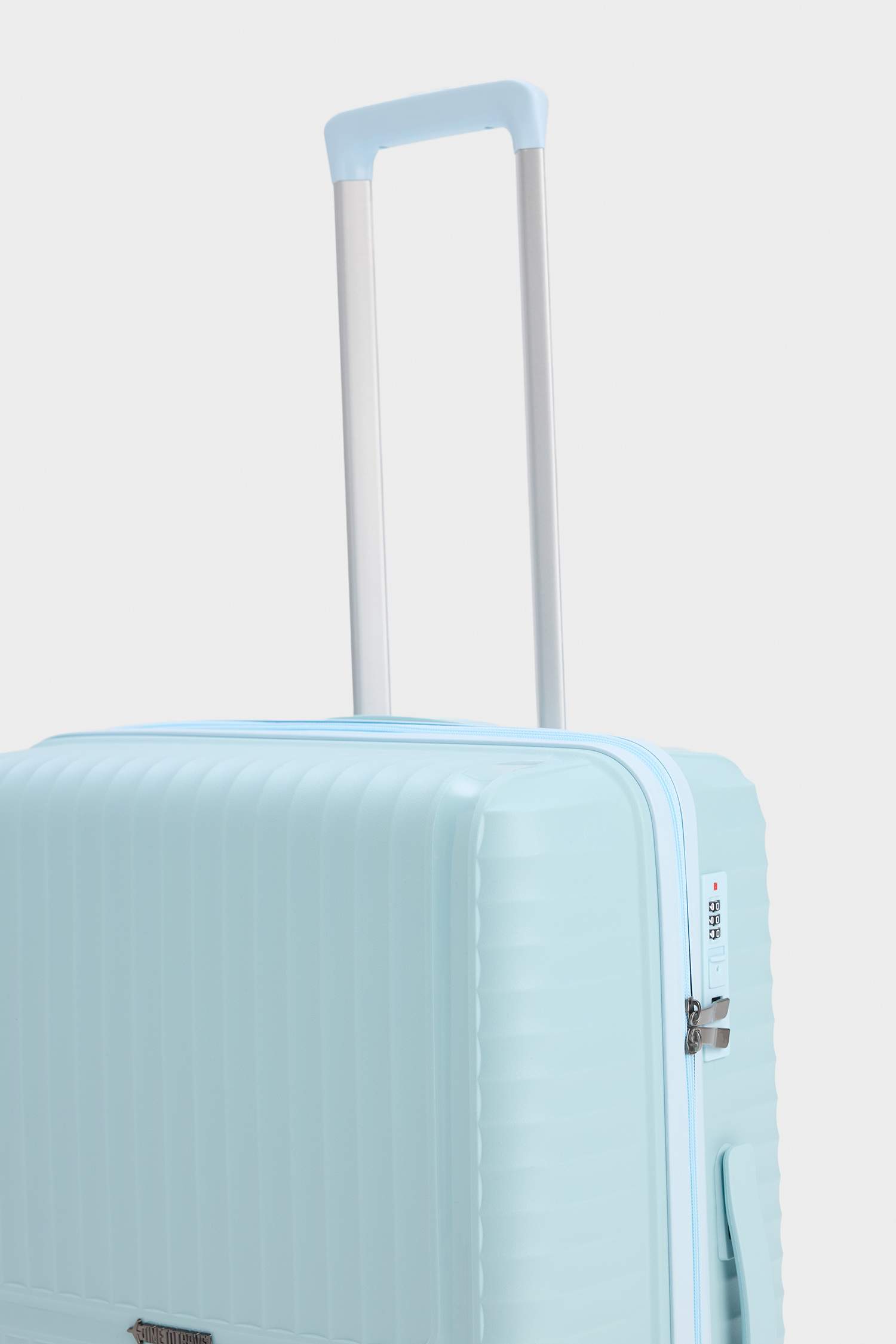 Unisex Sert Kapaklı Çekçekli Orta Boy Valiz