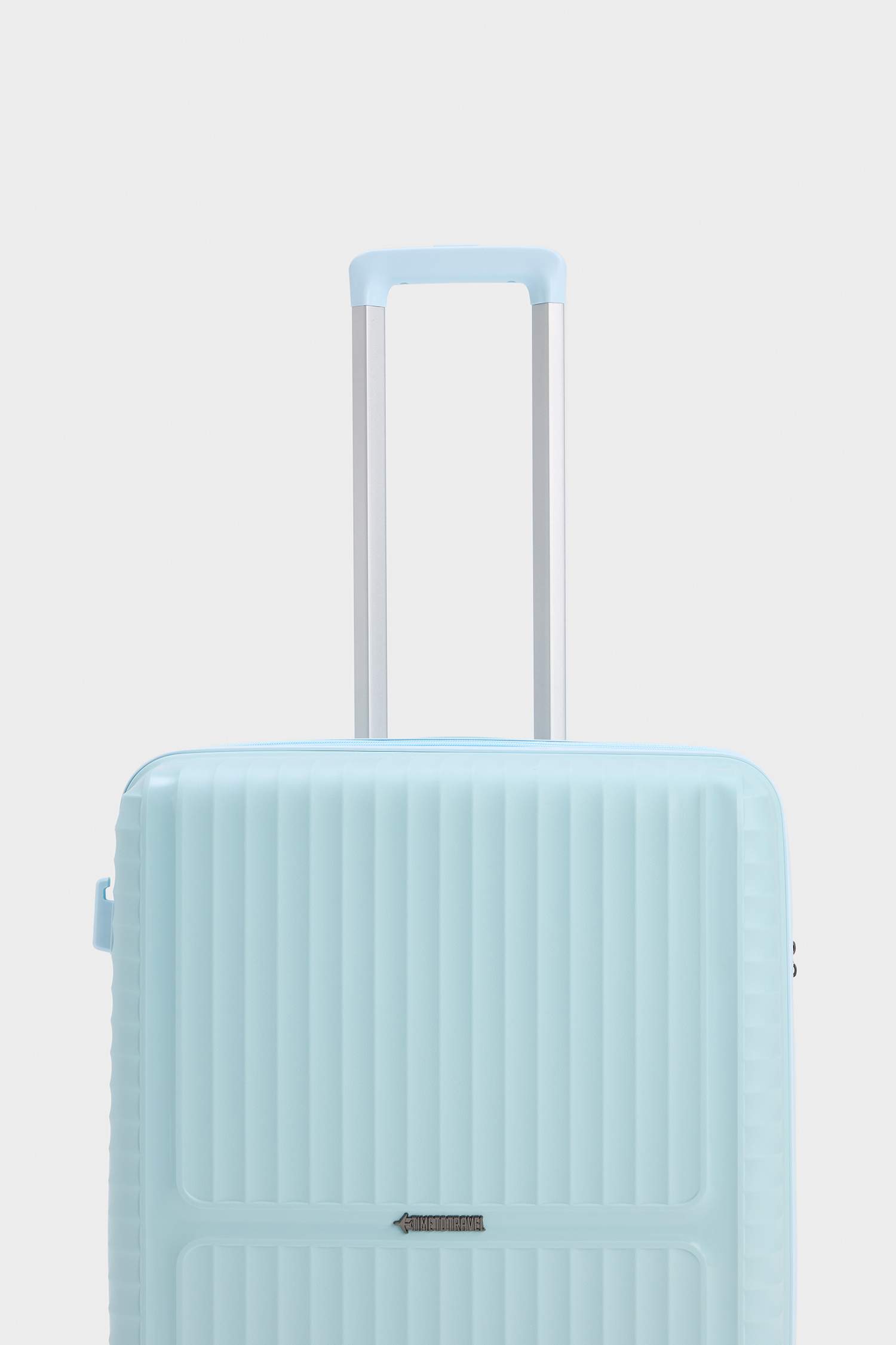 Unisex Sert Kapaklı Çekçekli Orta Boy Valiz