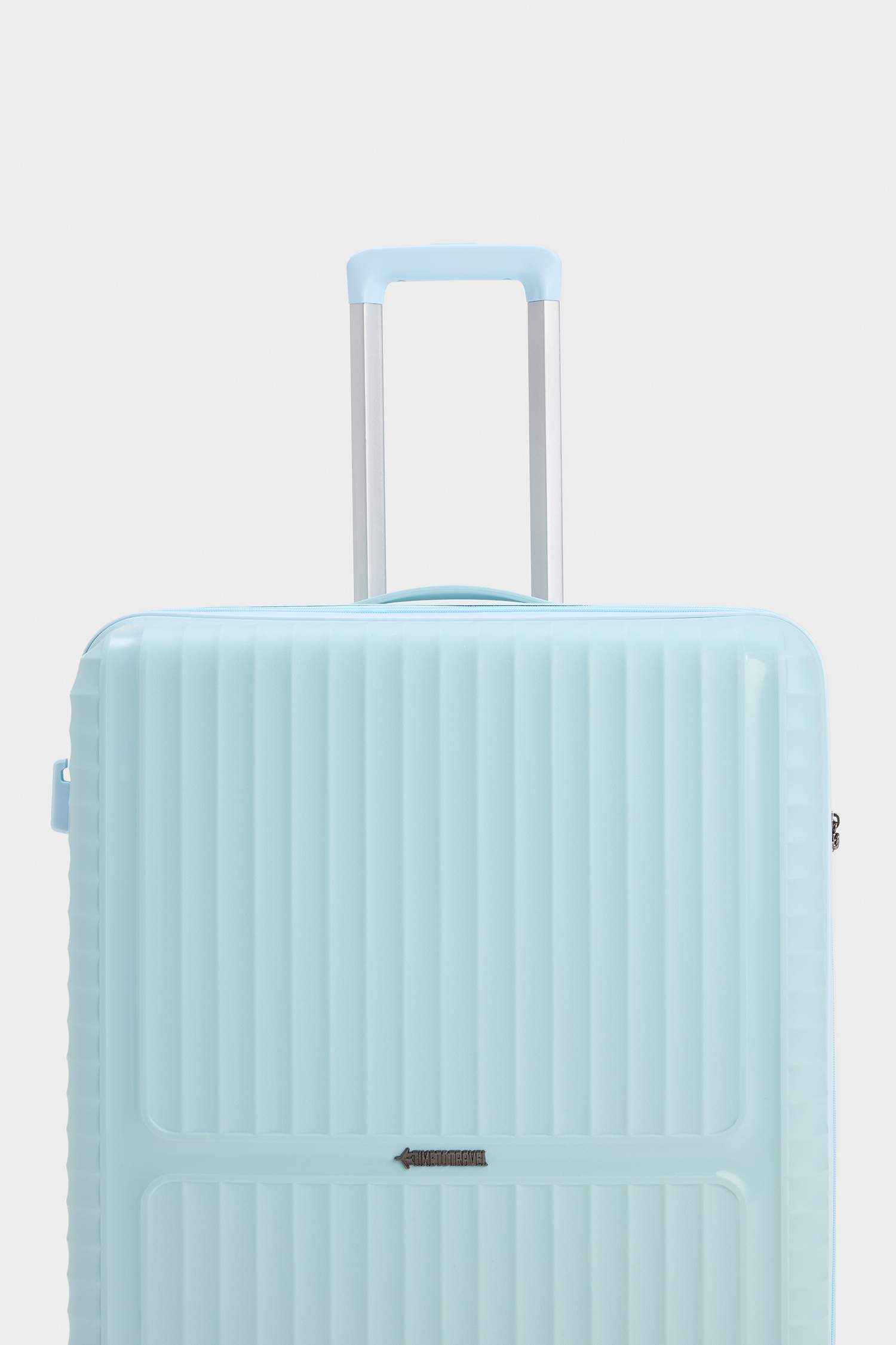 Unisex Sert Kapaklı Çekçekli Büyük Boy  Valiz