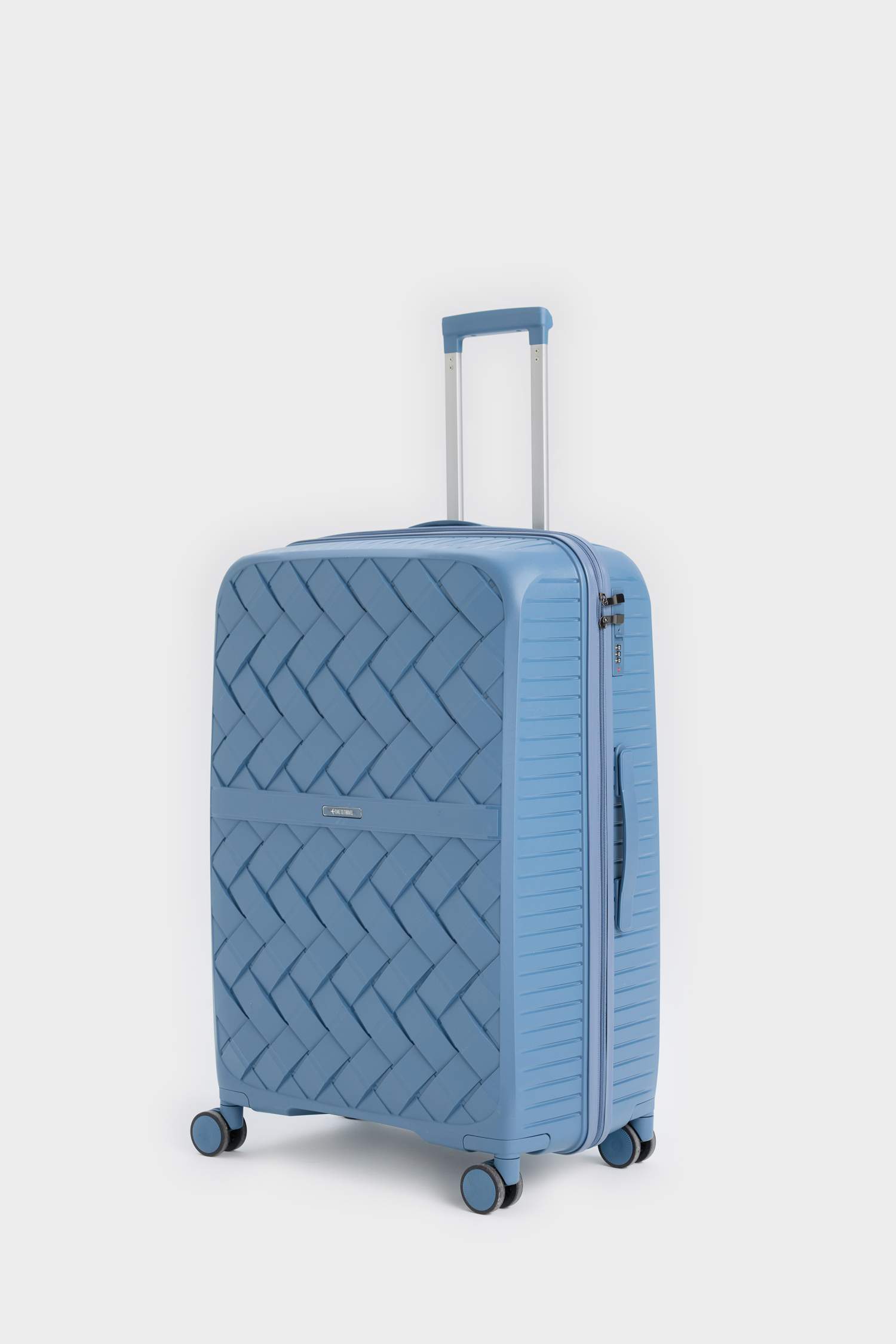 Unisex Sert Kapaklı Çekçekli Büyük Boy  Valiz