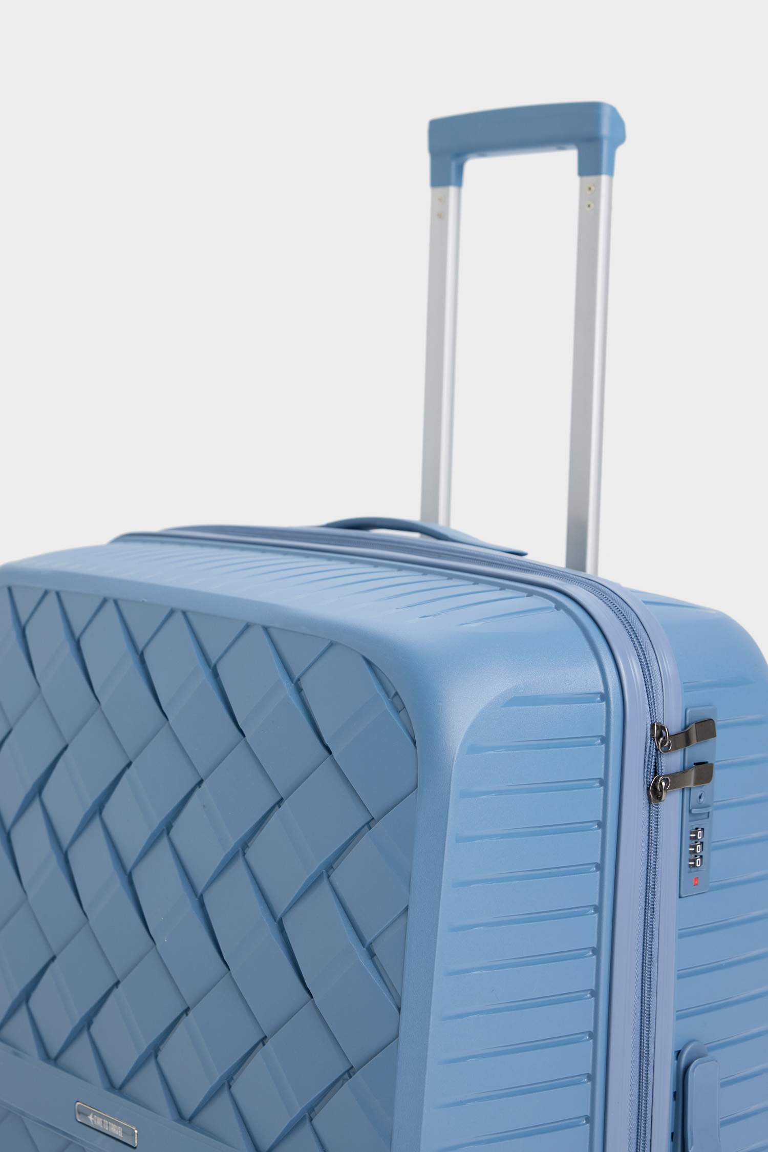 Unisex Sert Kapaklı Çekçekli Büyük Boy  Valiz