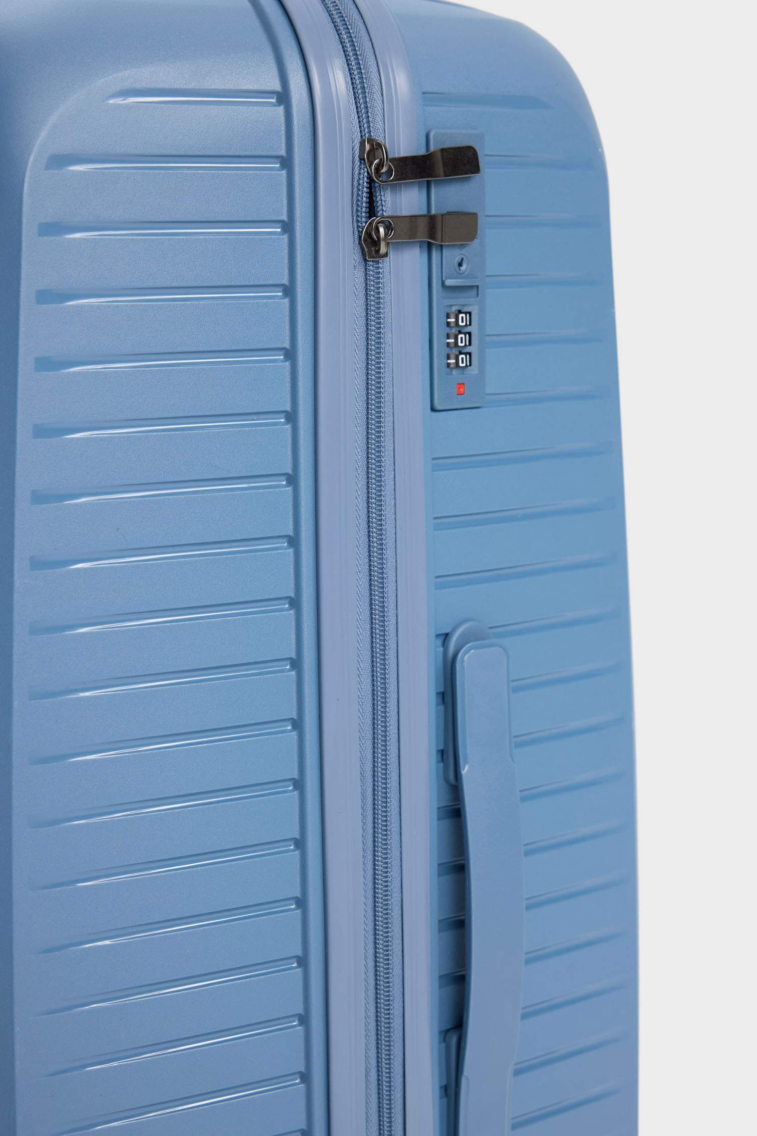 Unisex Sert Kapaklı Çekçekli Büyük Boy  Valiz