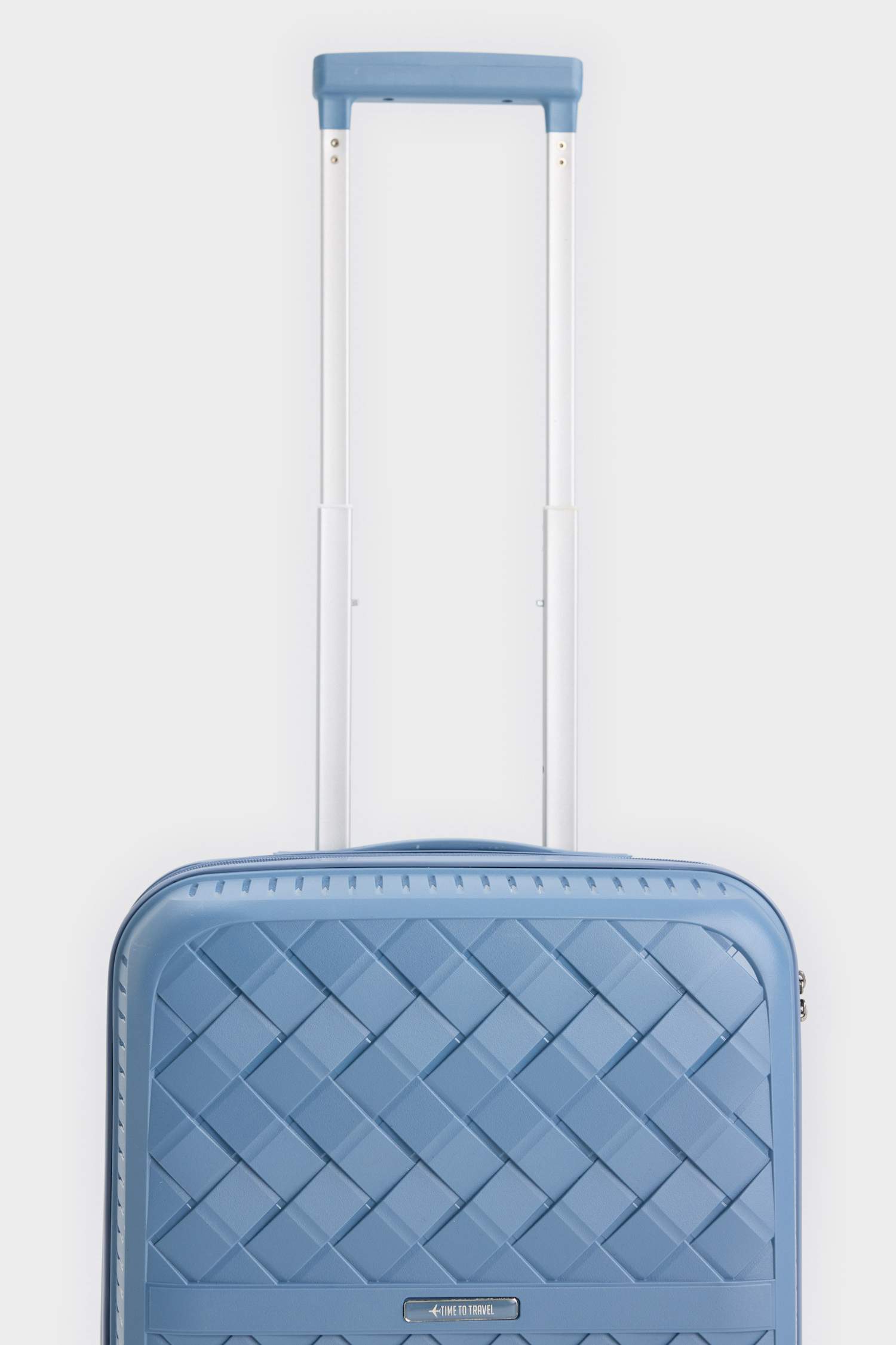 Unisex Sert Kapaklı Çekçekli Orta Boy  Valiz