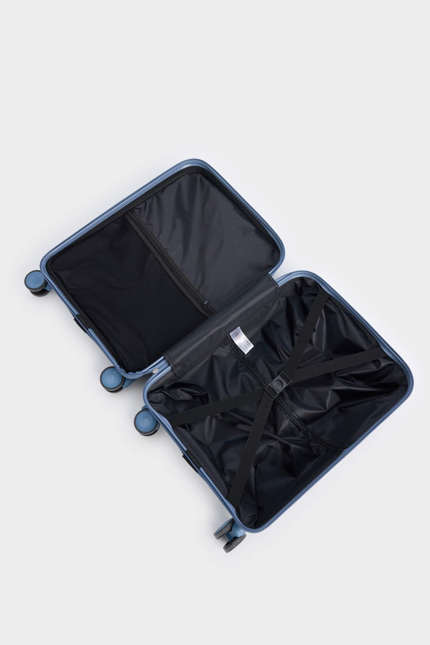 Unisex Sert Kapaklı Çekçekli Küçük Boy  Valiz