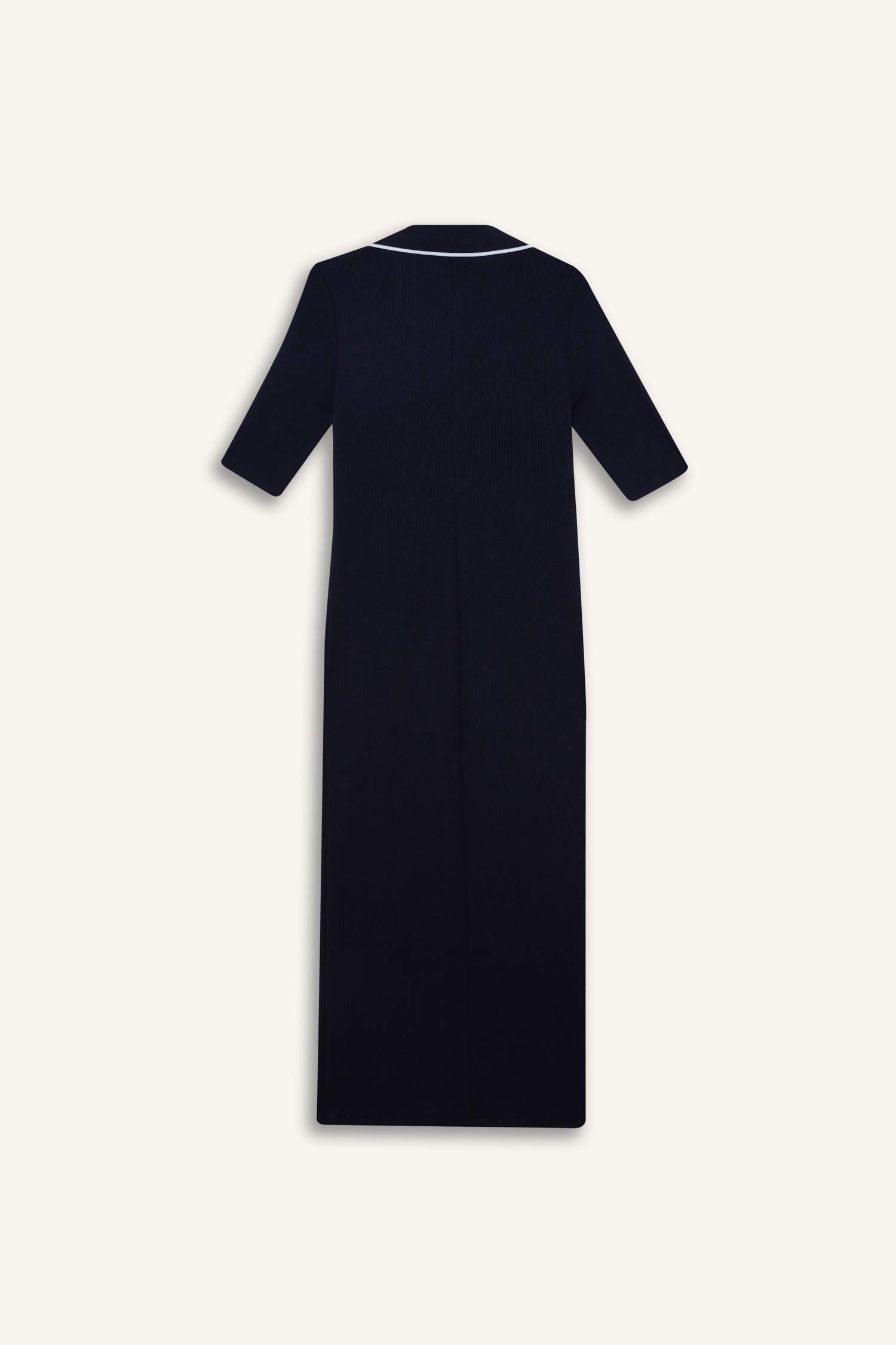 Bodycon Polo Collar Camisole Midi Dress