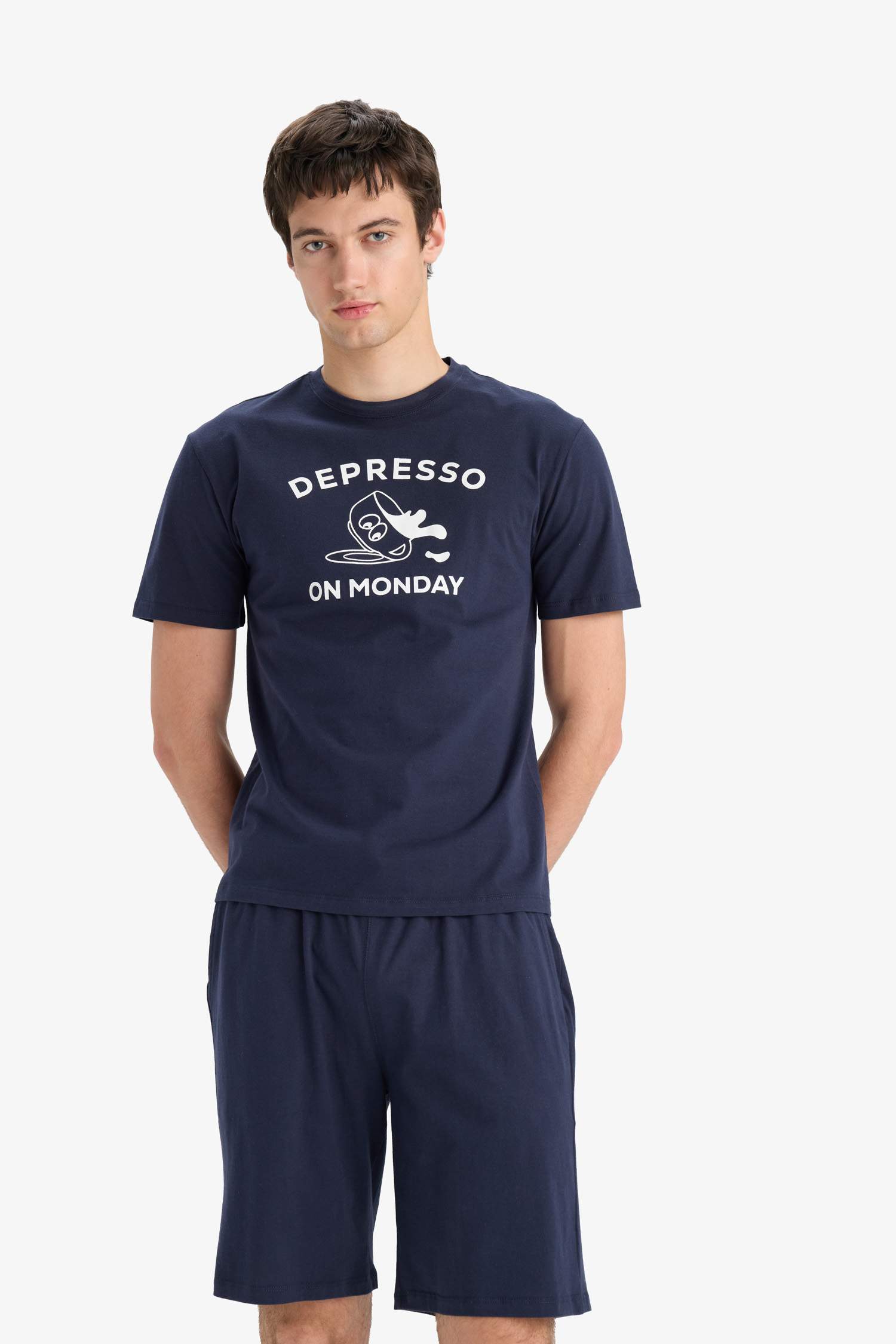 Regular Fit Short Sleeve 2 Piece Set