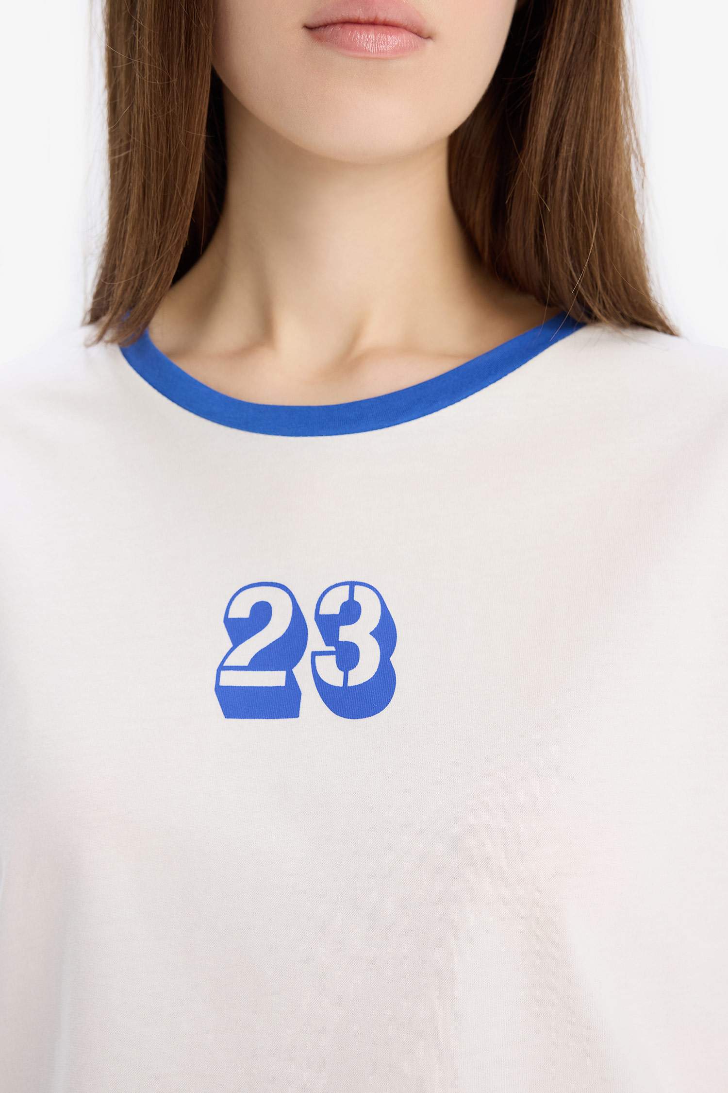 Pijama Takımı Kısa Kollu Üst Beli Lastikli Uzun Alt-Fall in Love