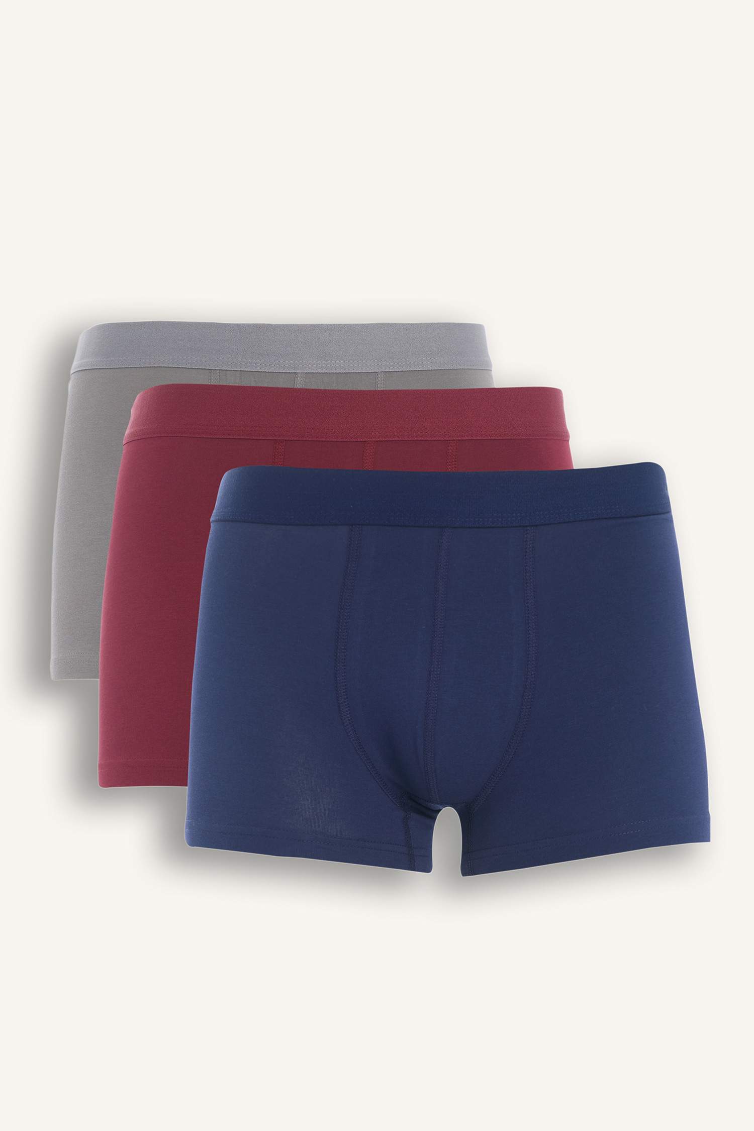 Regular Fit 3'lü Boxer