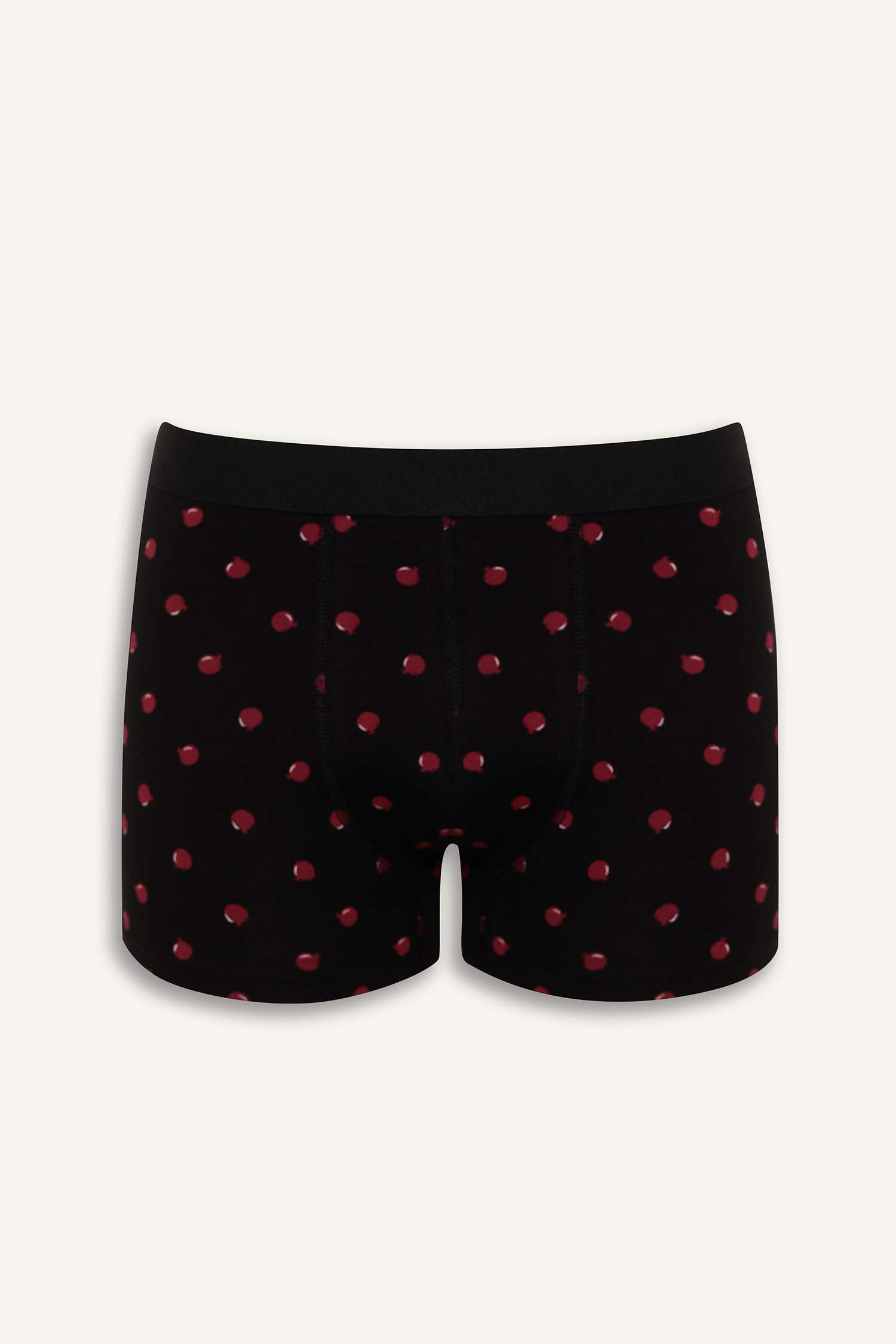 Regular Fit Meyve Desenli 3'lü Boxer