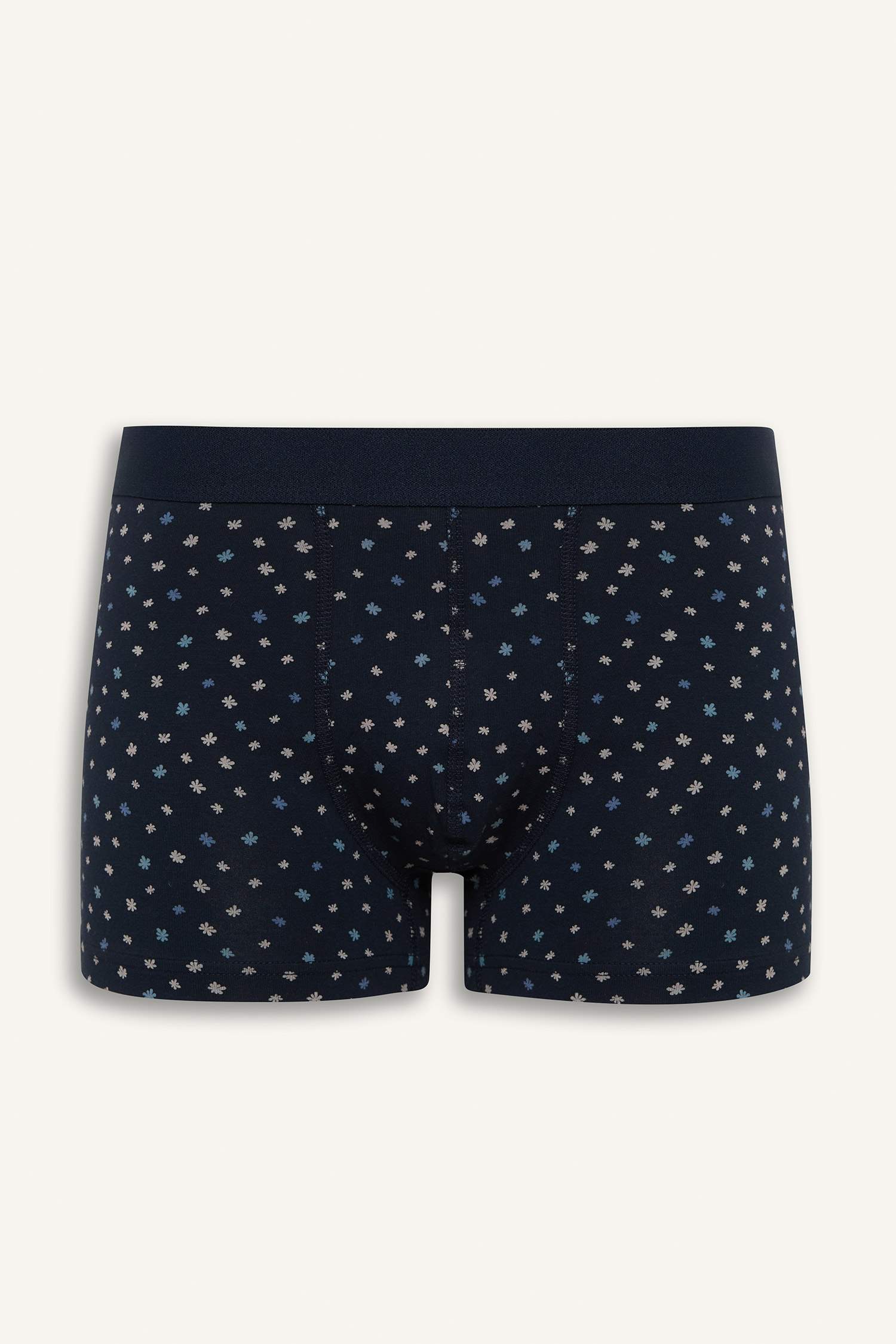 Regular Fit Çiçekli 3'lü Boxer