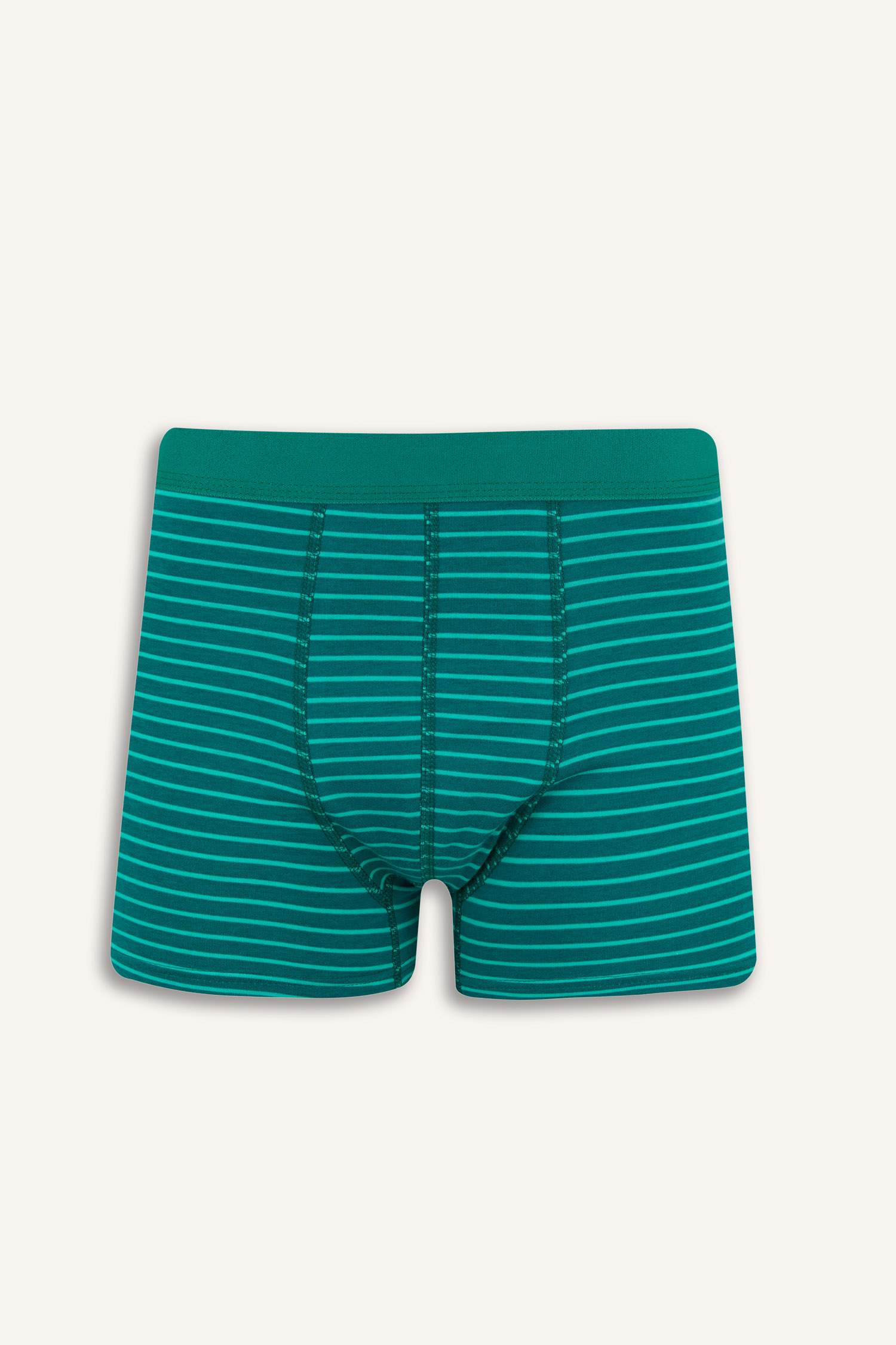 Regular Fit Çizgili 3'lü Boxer