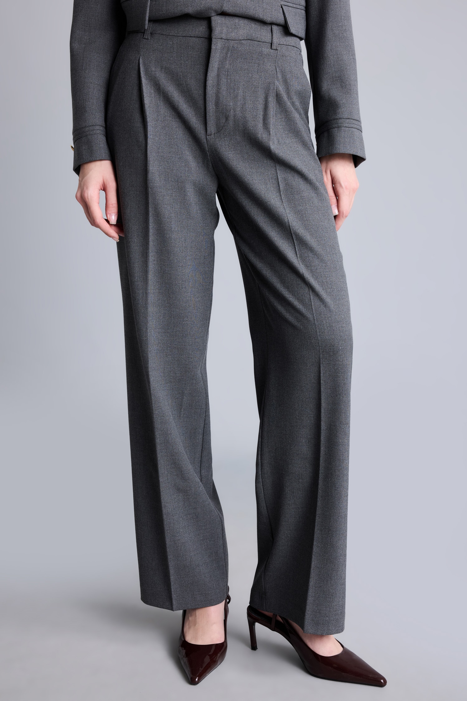 DeFacto Straight Fit Yüksek Bel Pantolon görsel 3