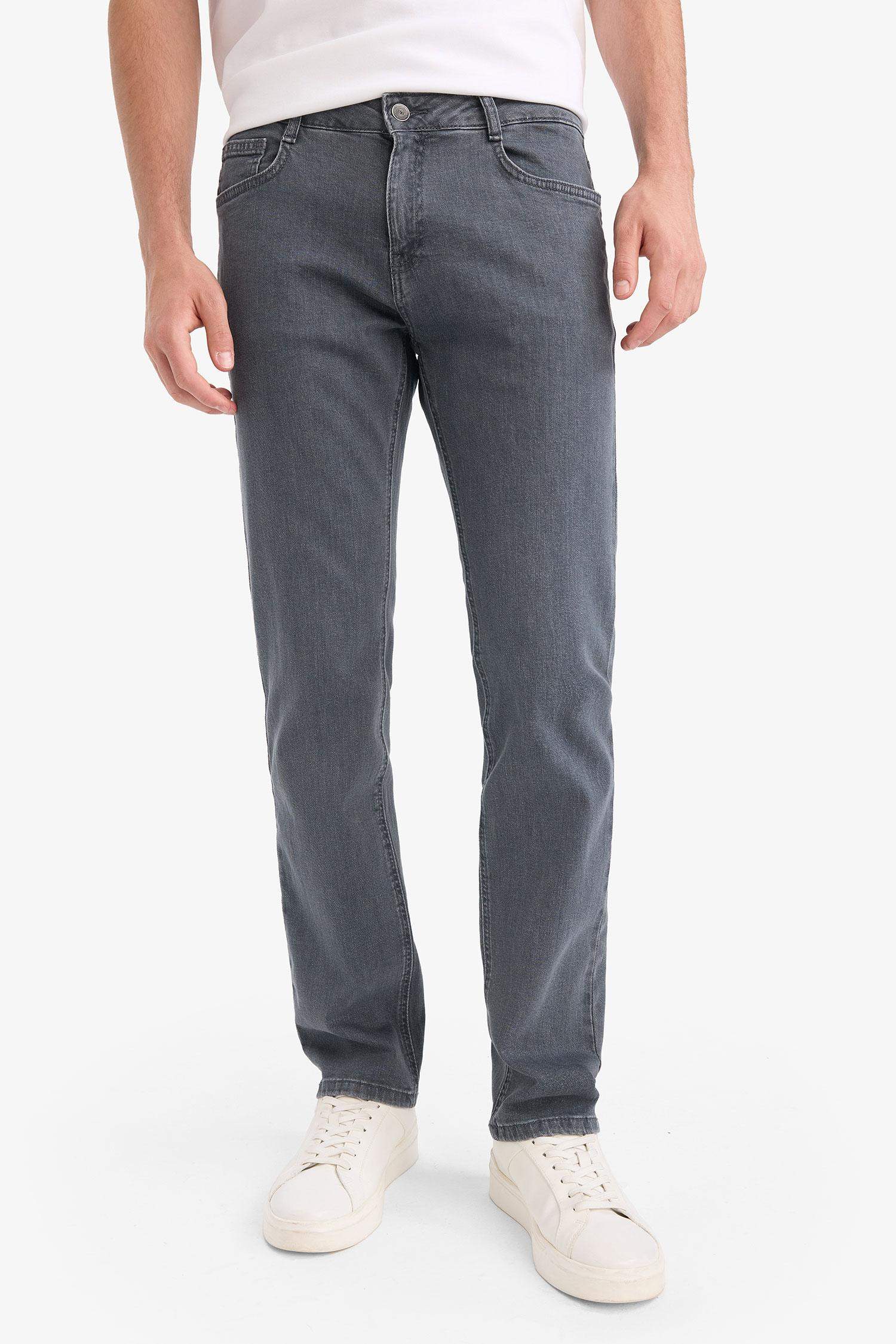 Sergio Regular Fit Regular Hem Denim Trousers