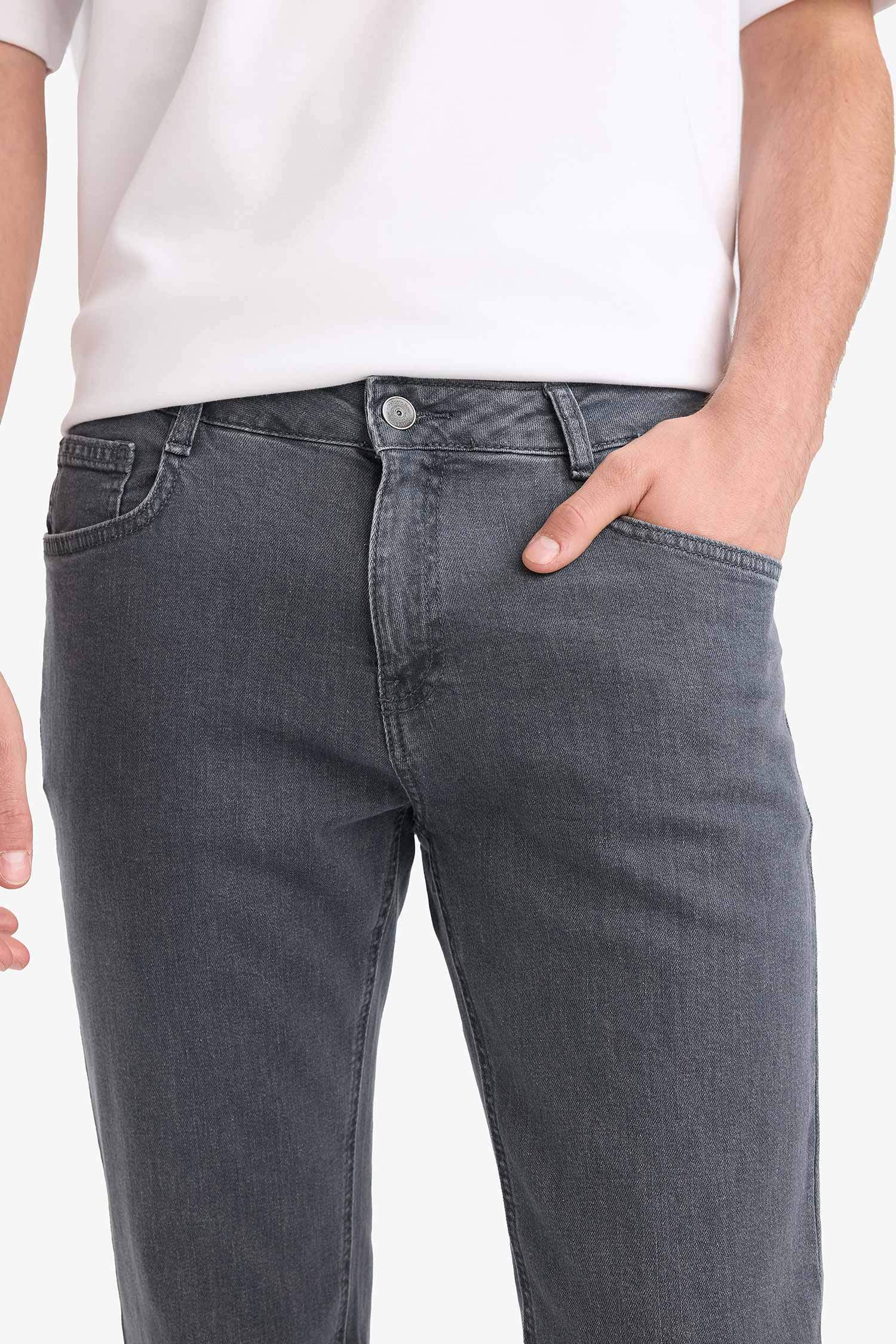 Sergio Regular Fit Regular Hem Denim Trousers