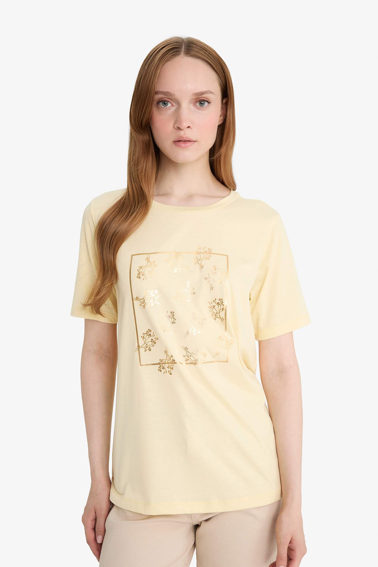 Regular Fit Crew Neck Short Sleeve T-Shirt