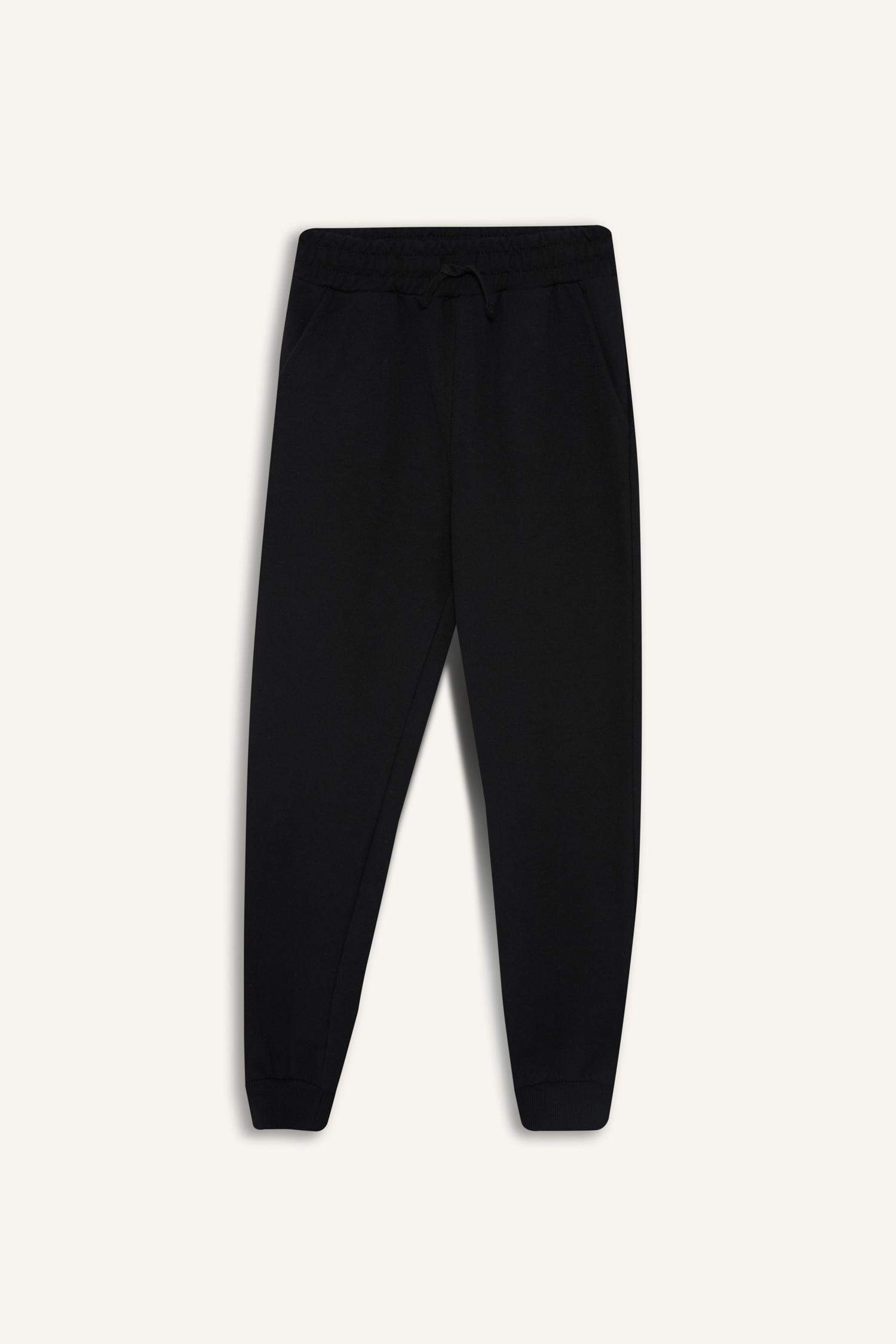 بنطرون بجامة رياضي ولادي جوجر قصة عادية وخصر مطاطي