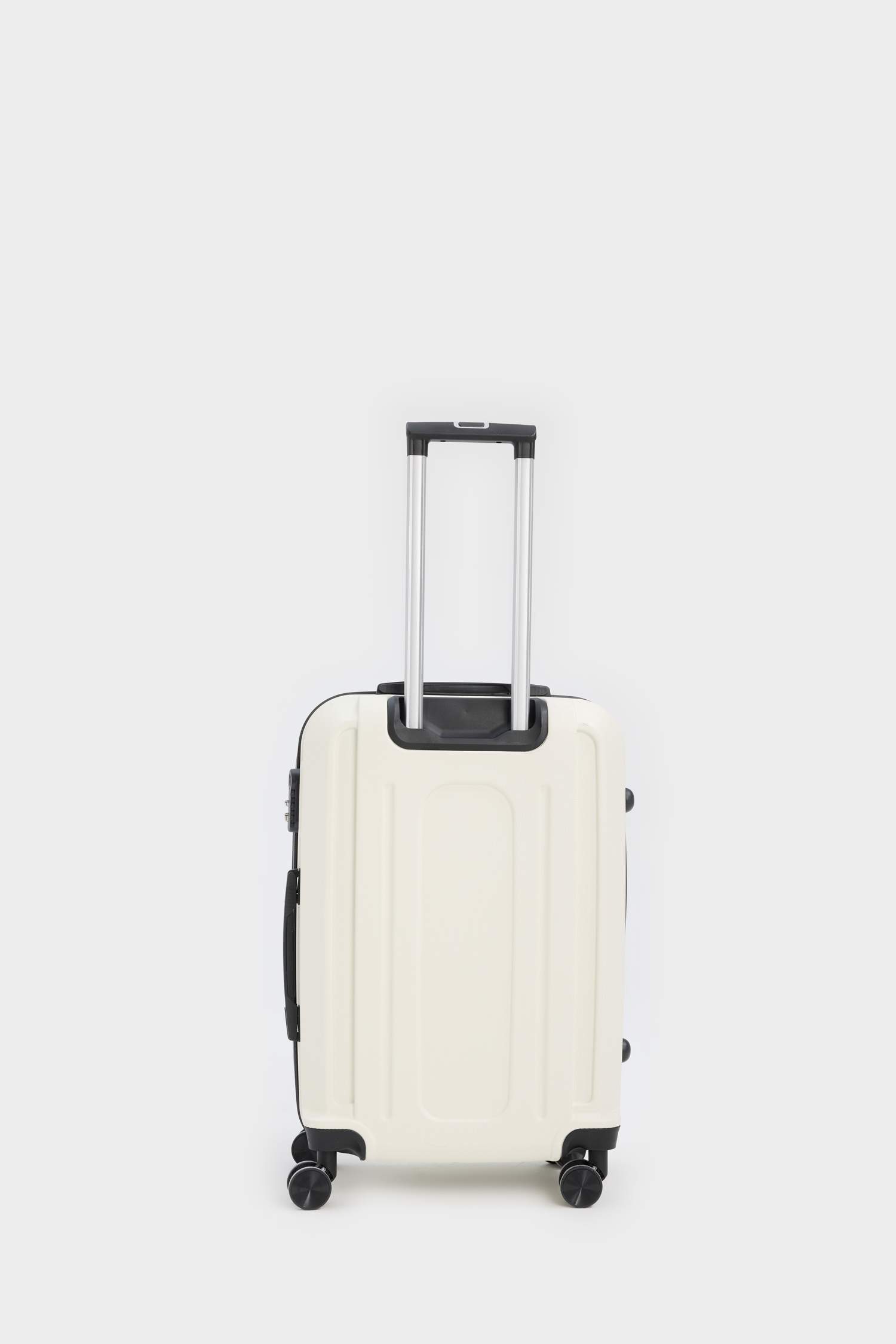Beige Man Unisex Medium Hard Cover Trolley Suitcase 3257597 | DeFacto