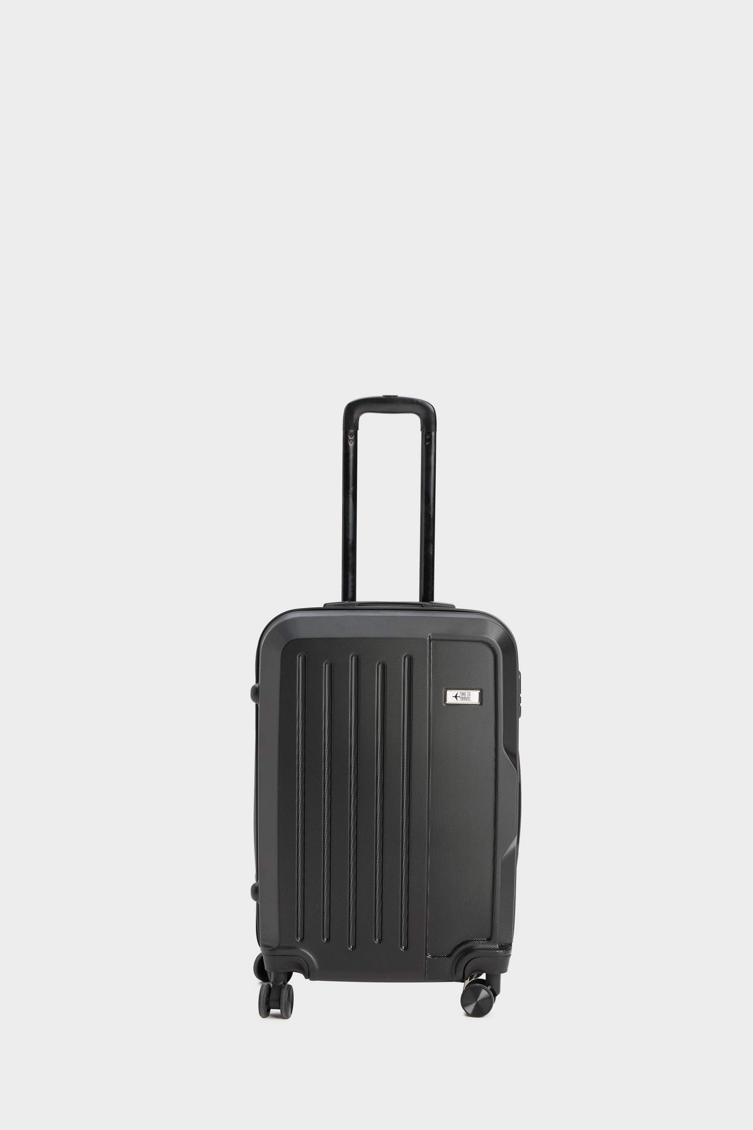 Black Man Unisex Medium Hard Cover Trolley Suitcase 3257599 | DeFacto
