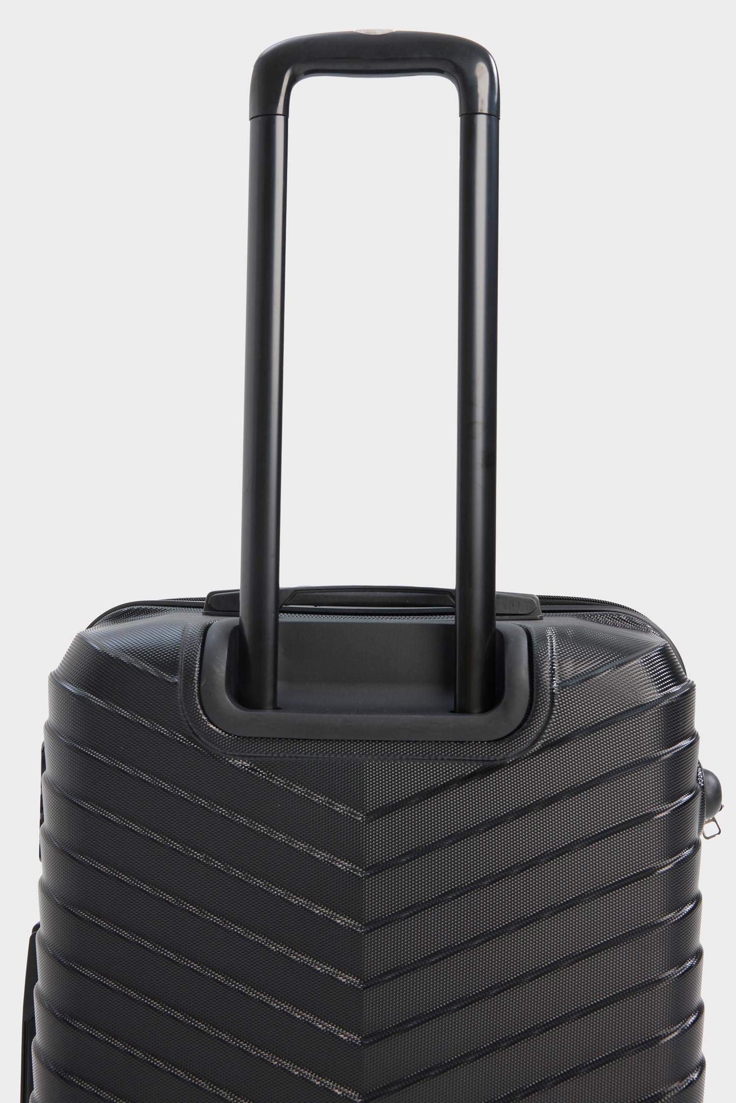 Unisex Sert Kapaklı Çekçekli Küçük Boy  Valiz