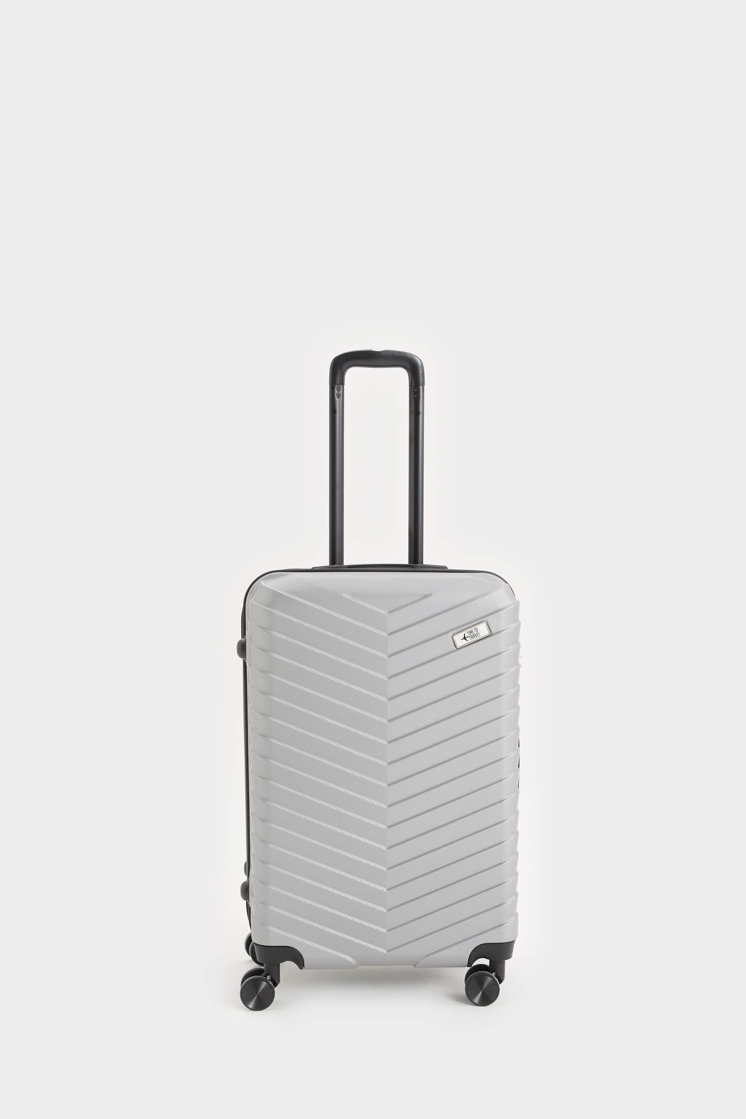 Unisex Sert Kapaklı Çekçekli Orta Boy Valiz