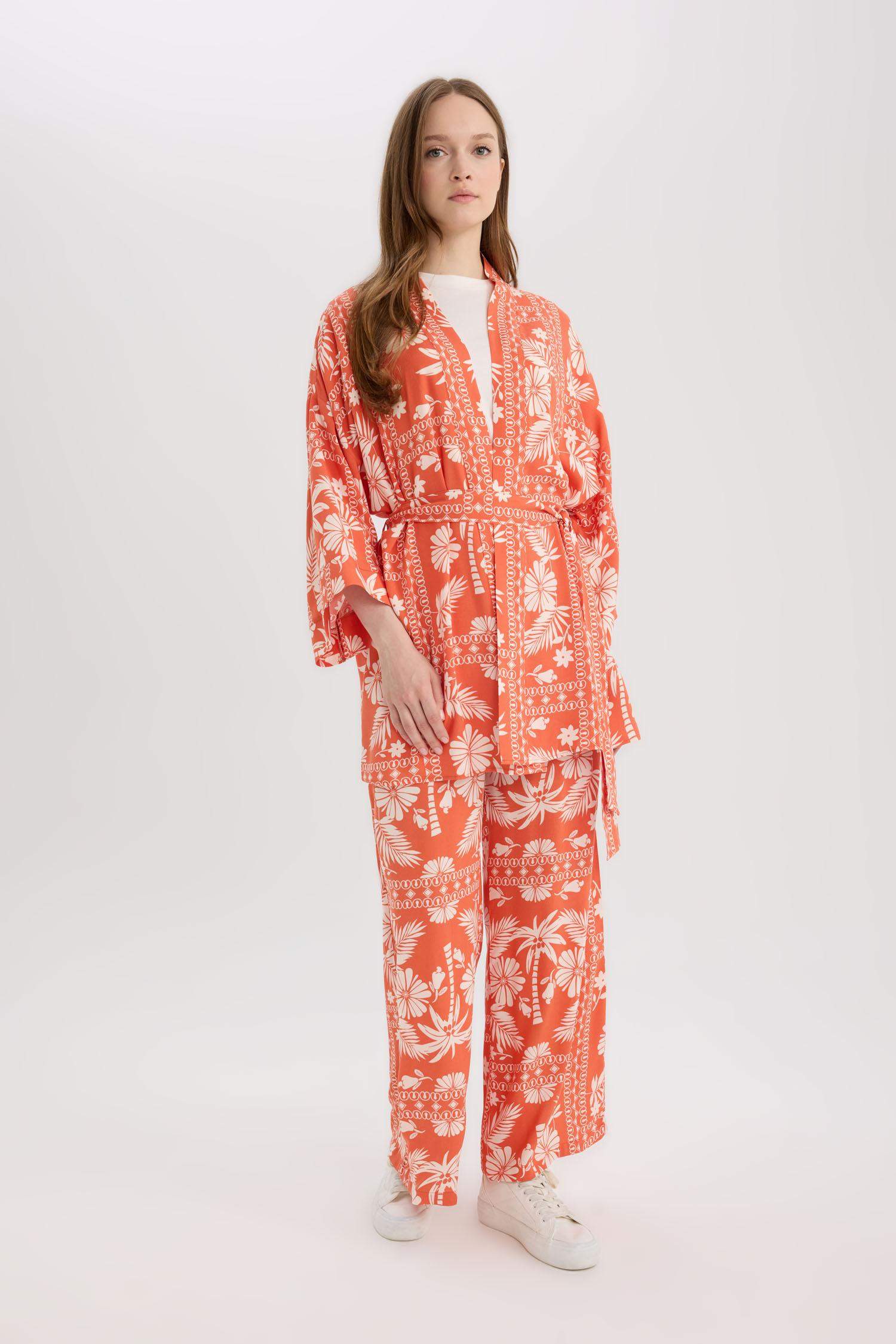 Pantalon à jambes larges avec poches Coupe régulière