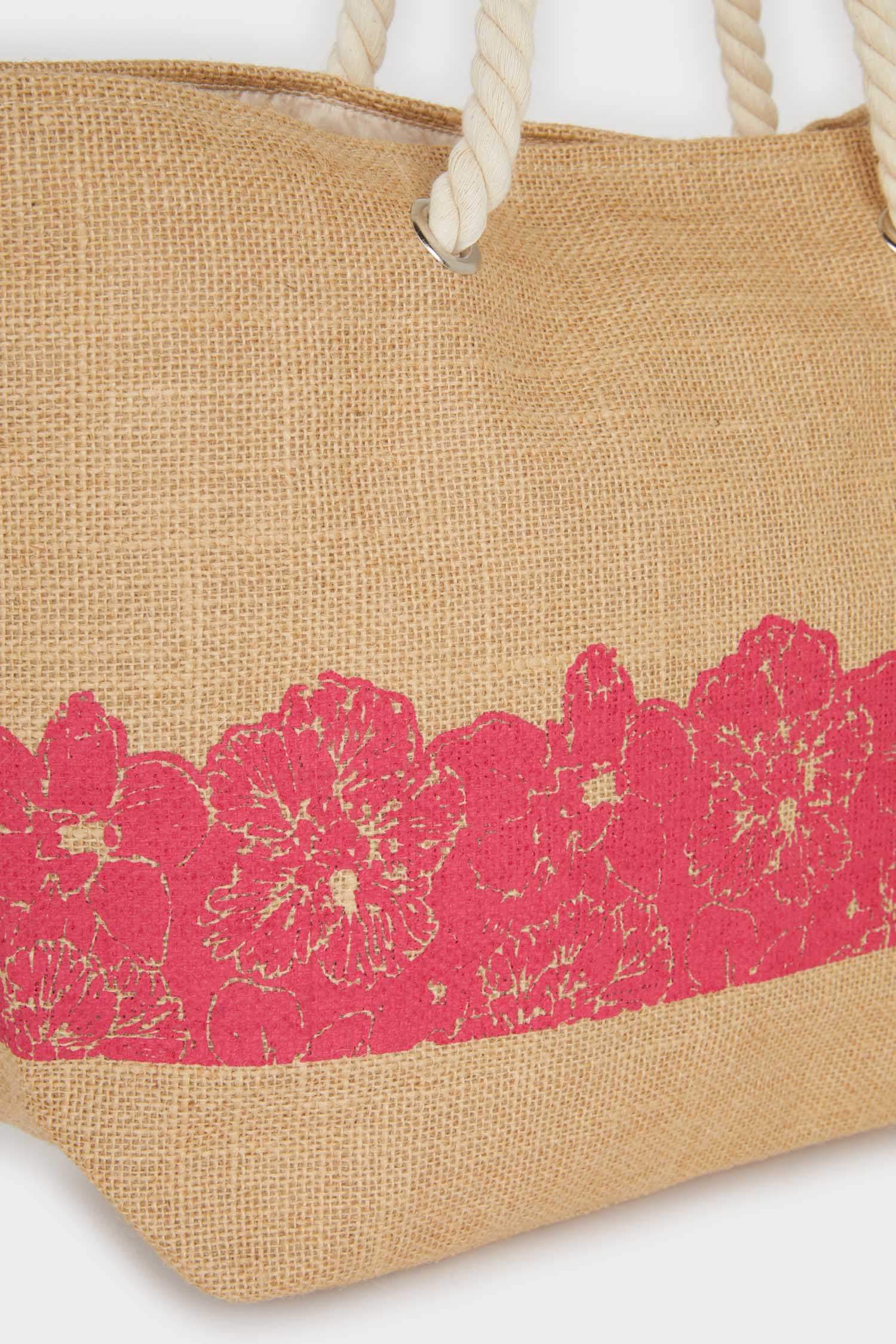 Kadın Hasır Plaj Çantası