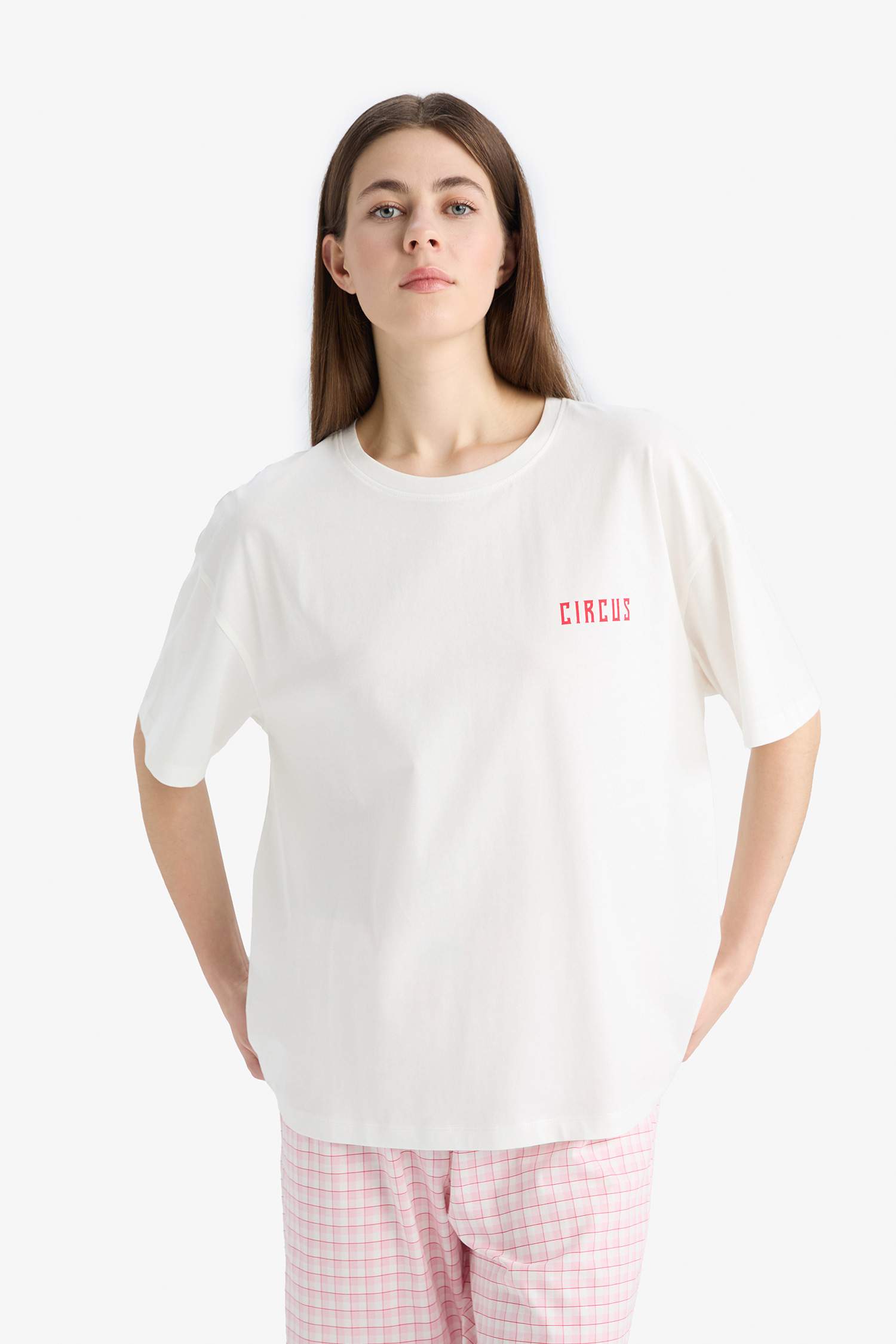 Fall in Love Regular Fit Short Sleeved 2 Piece Set