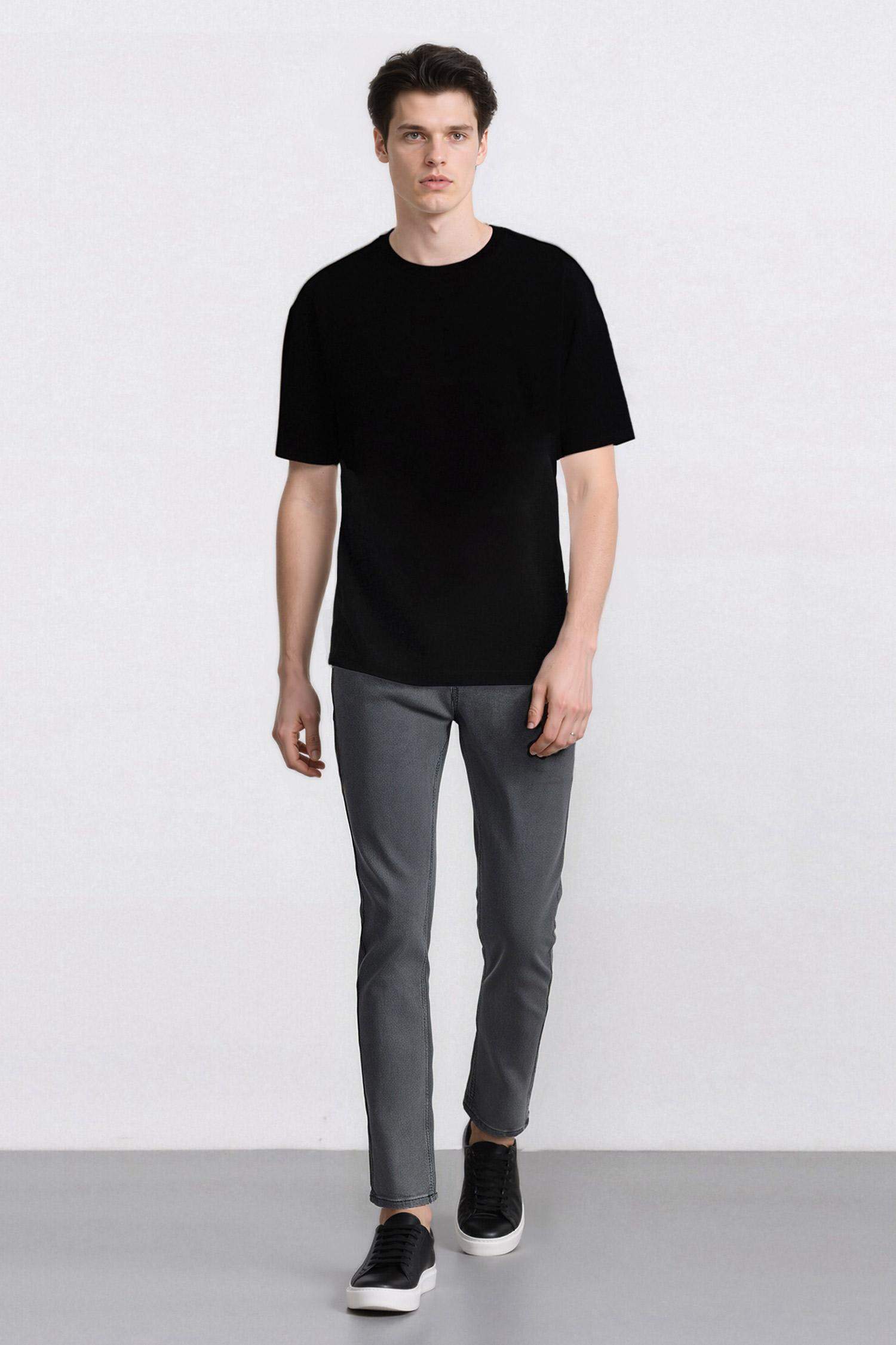 Pedro Slim Fit Dar Kalıp Normal Bel Dar Paça Jean Pantolon