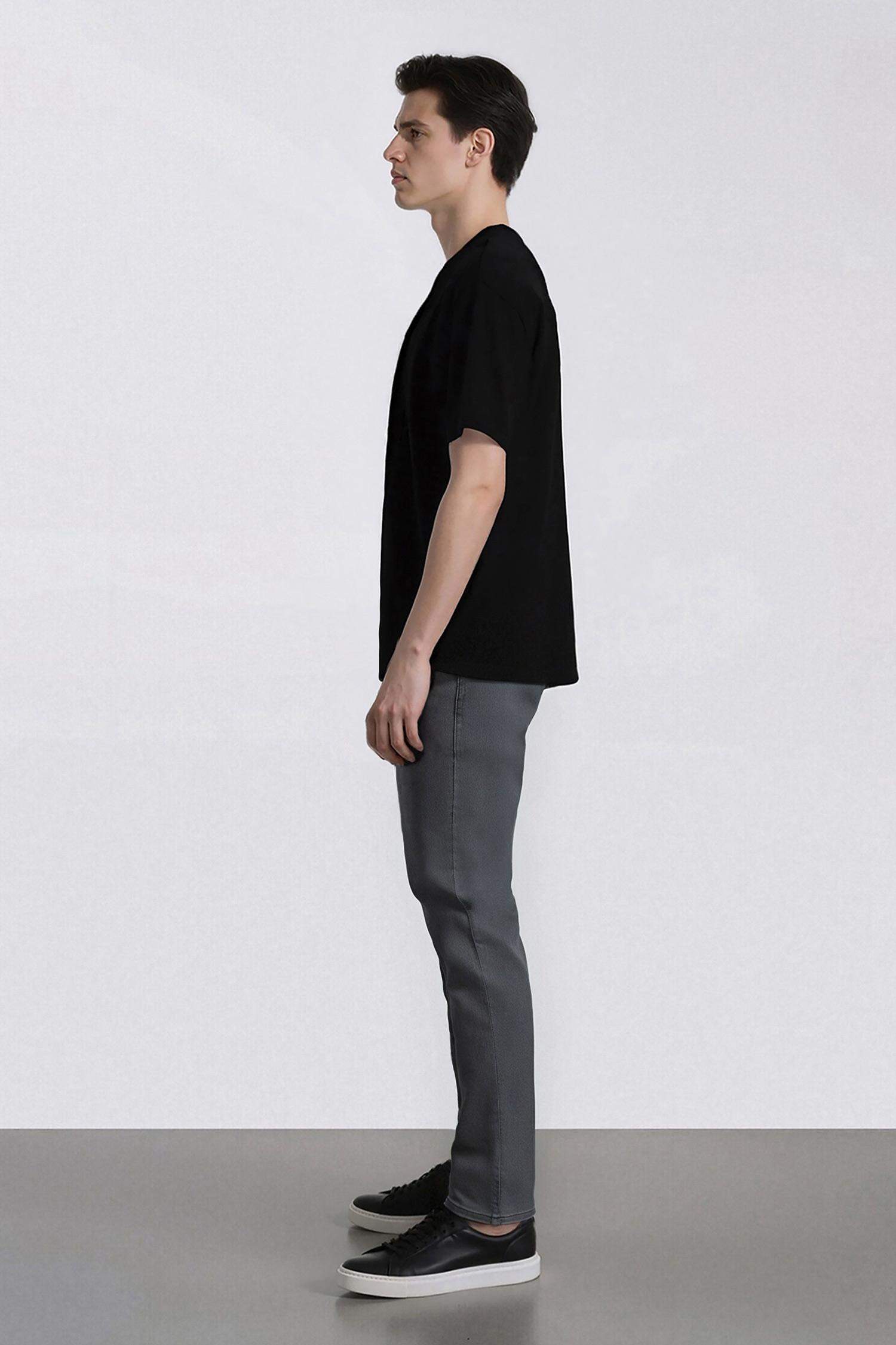 Pedro Slim Fit Dar Kalıp Normal Bel Dar Paça Jean Pantolon