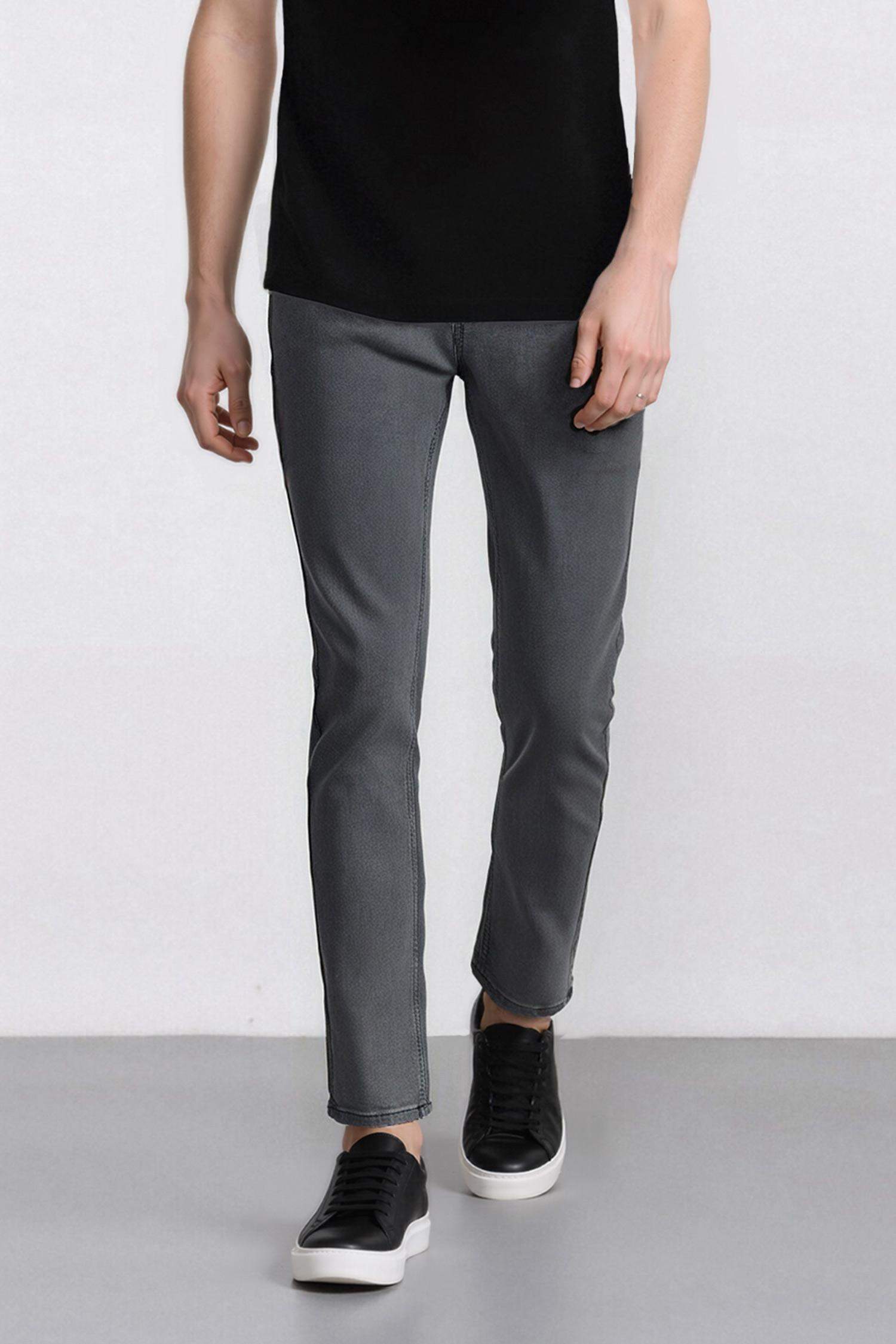 Pedro Slim Fit Dar Kalıp Normal Bel Dar Paça Jean Pantolon