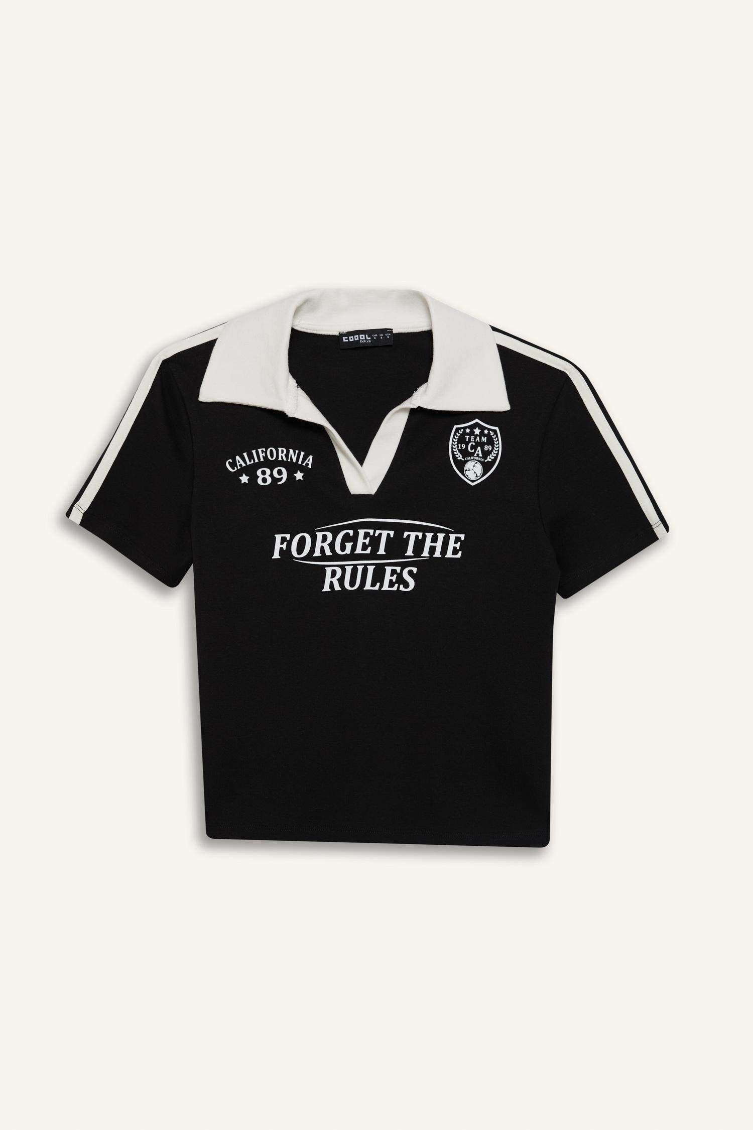 تيشيرت بولو سليم مطبوع