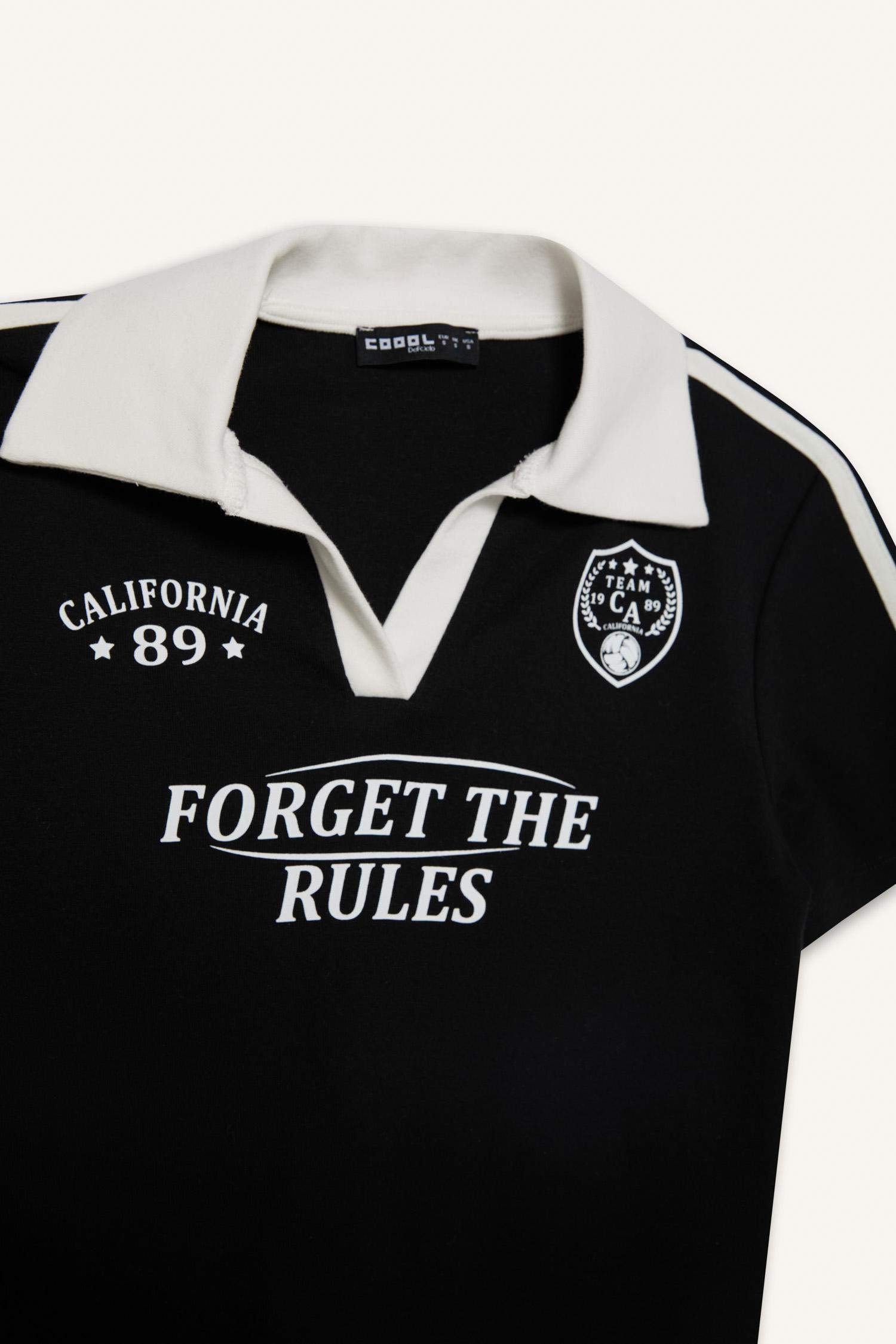 تيشيرت بولو سليم مطبوع