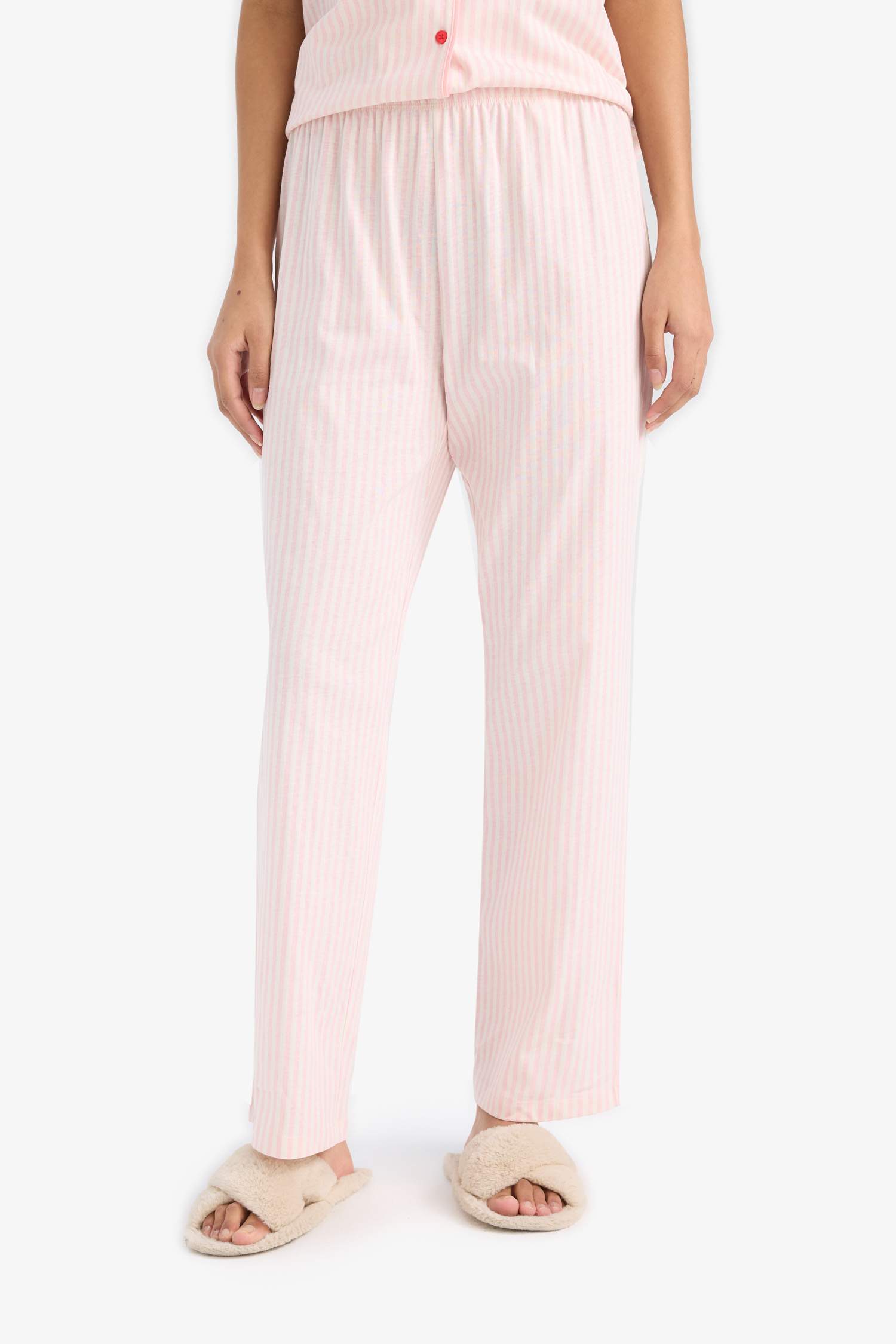 Fall in Love 2 piece Regular Fit Stripped Pyjama Set